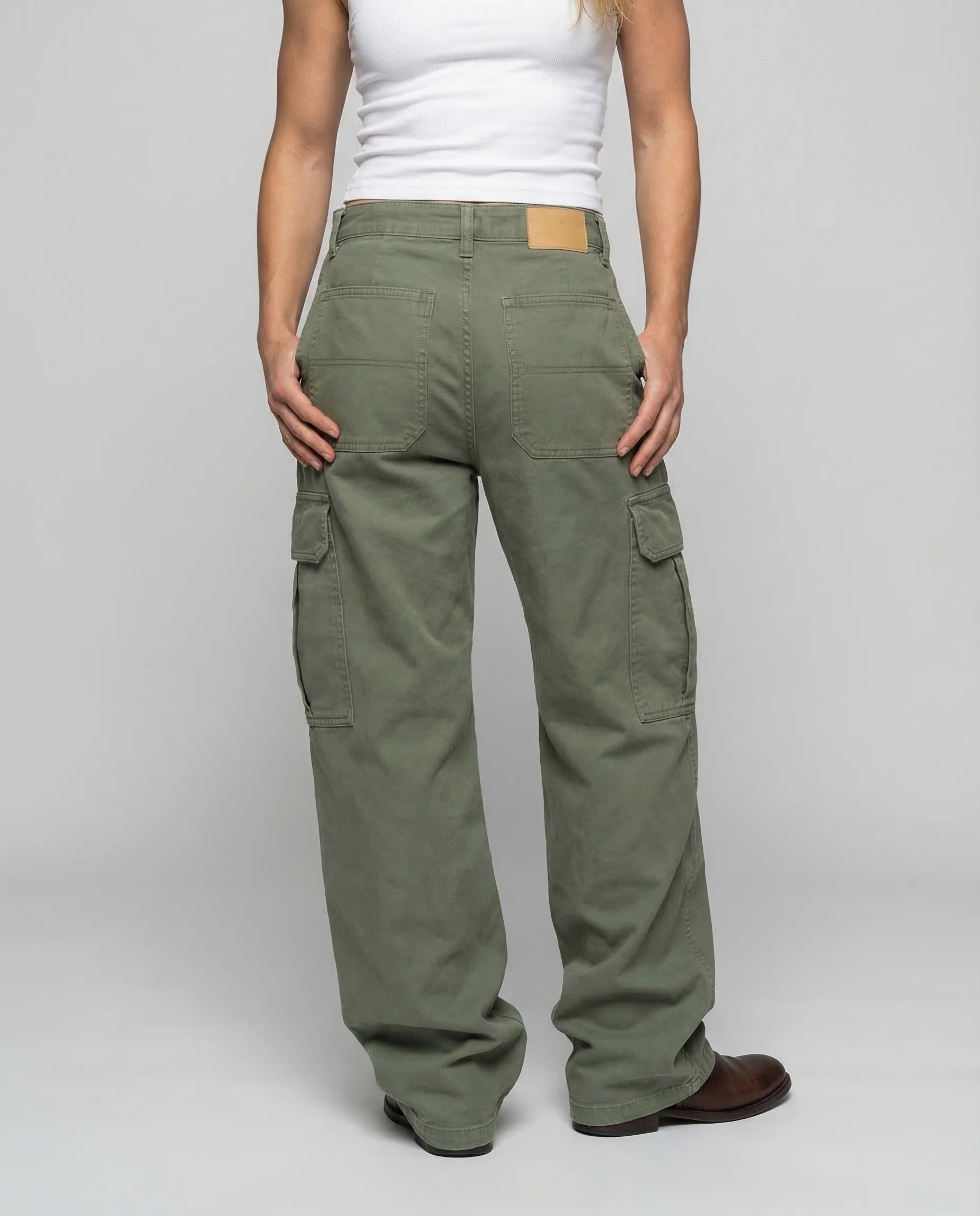 Damen Cargo Hose Weit - Image 2