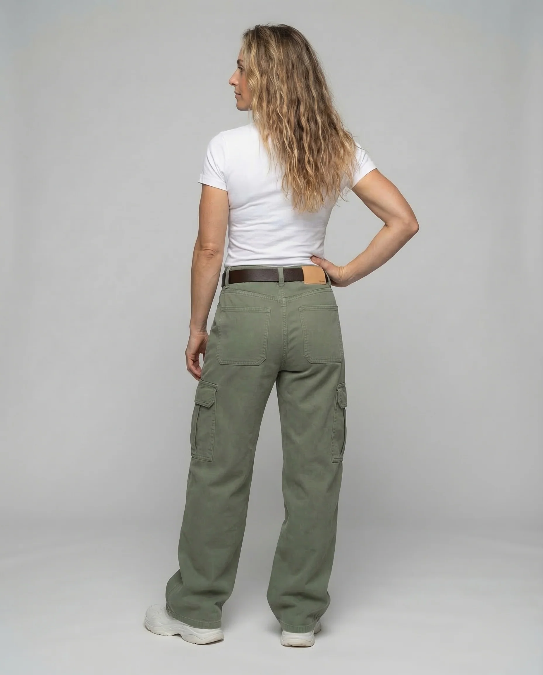 Damen Cargo Hose Weit - Image 4