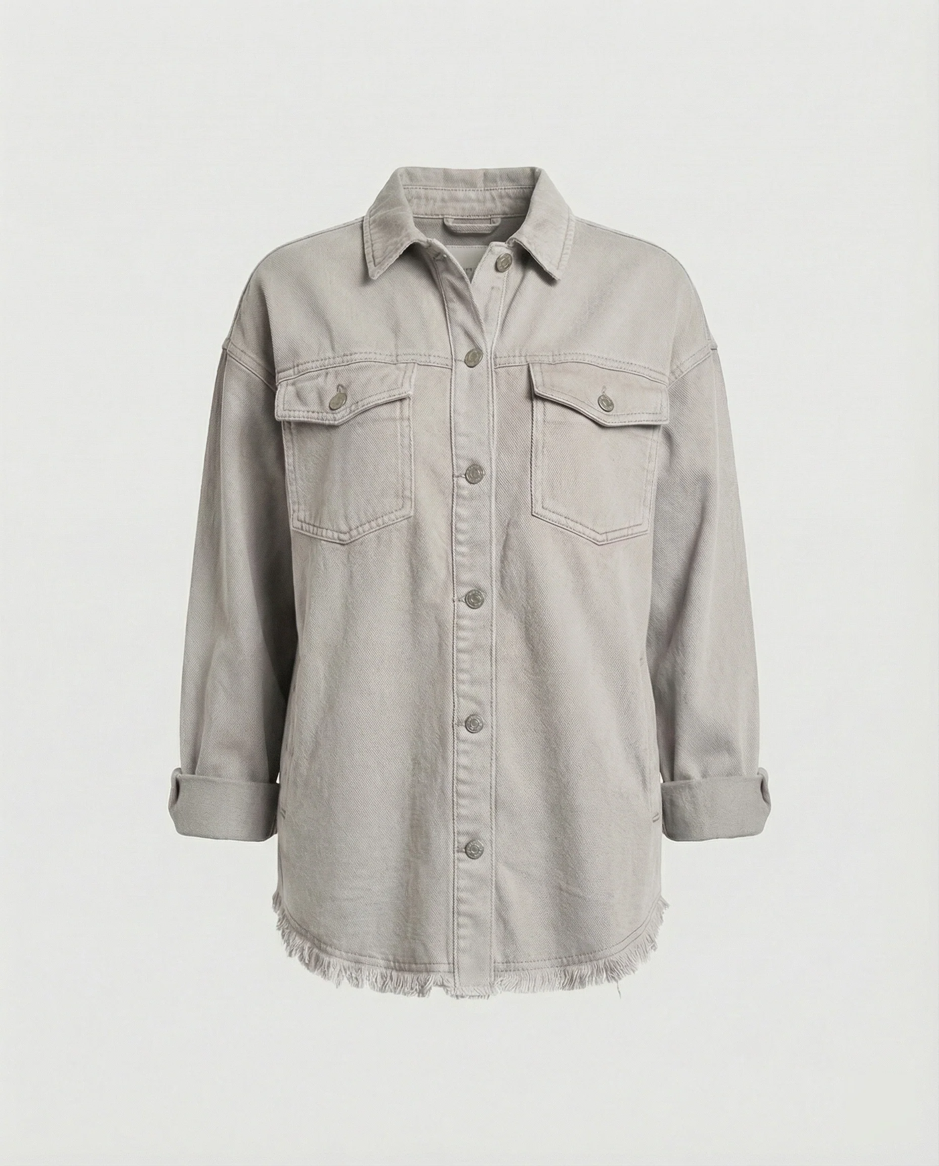 Damen Langarmhemd Jeansjacke Stil - Image 13