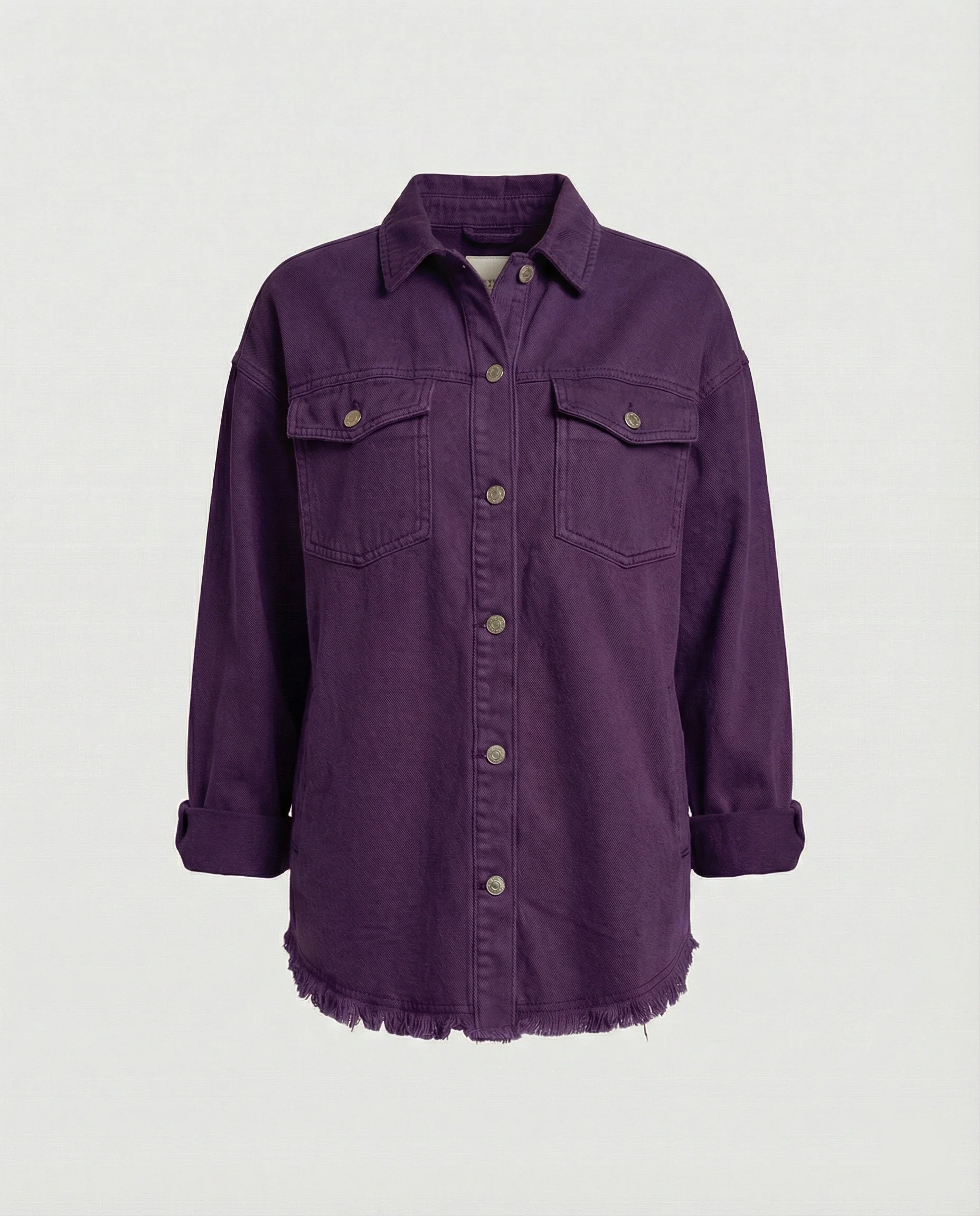 Damen Langarmhemd Jeansjacke Stil - Image 16