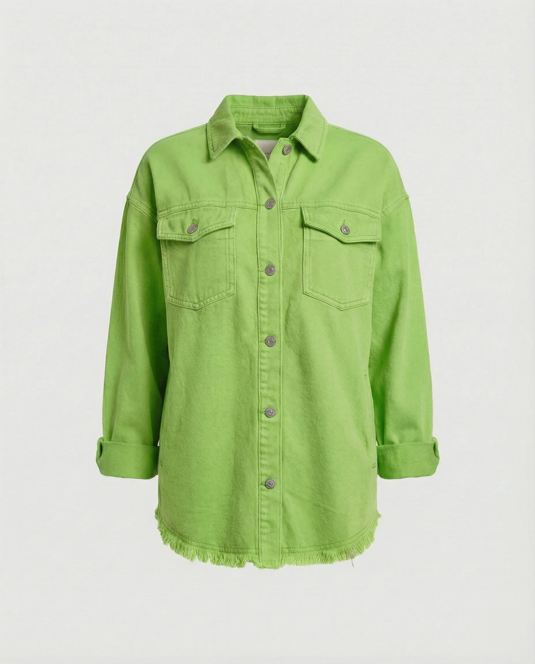 Damen Langarmhemd Jeansjacke Stil - Image 18