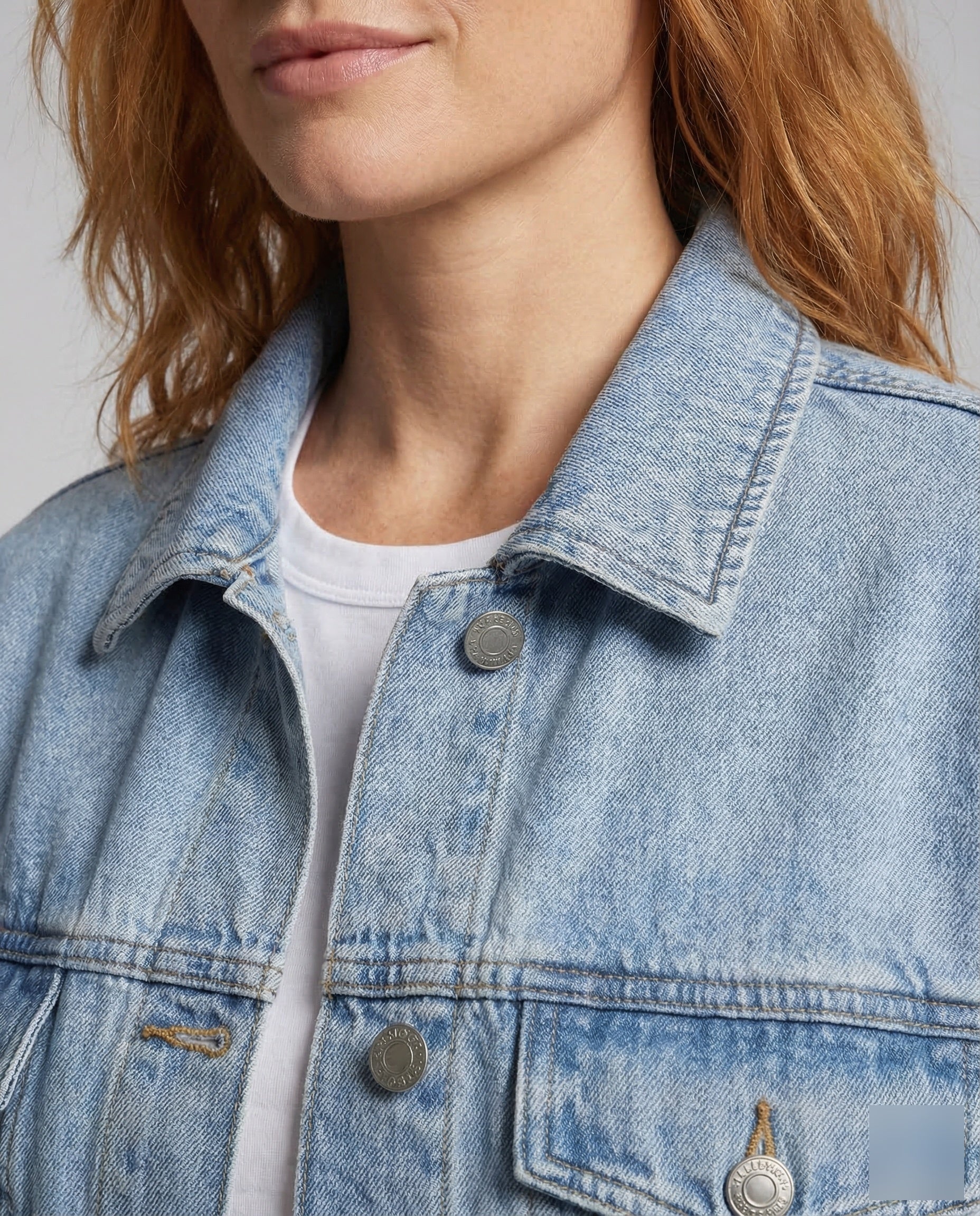 Damen Jeansjacke Oversize - Image 3