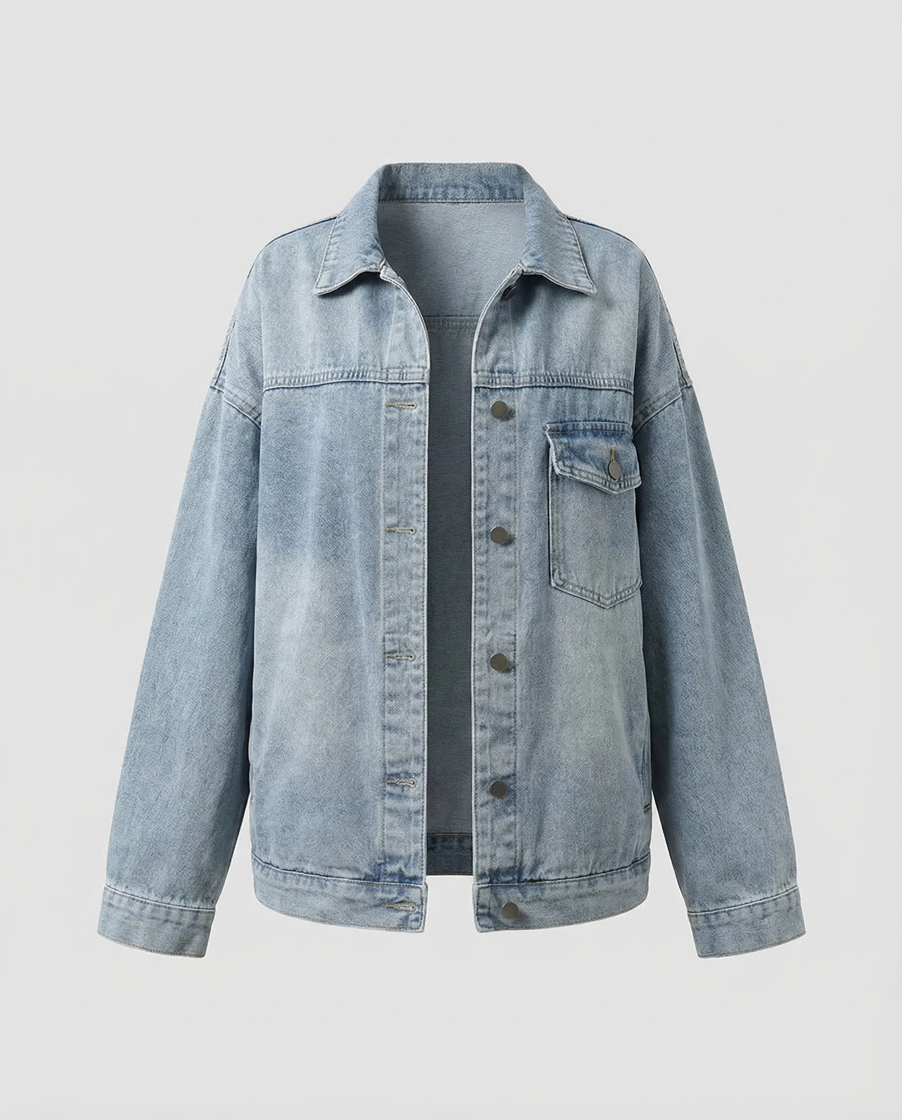 Damen Jeansjacke Oversize - Image 5