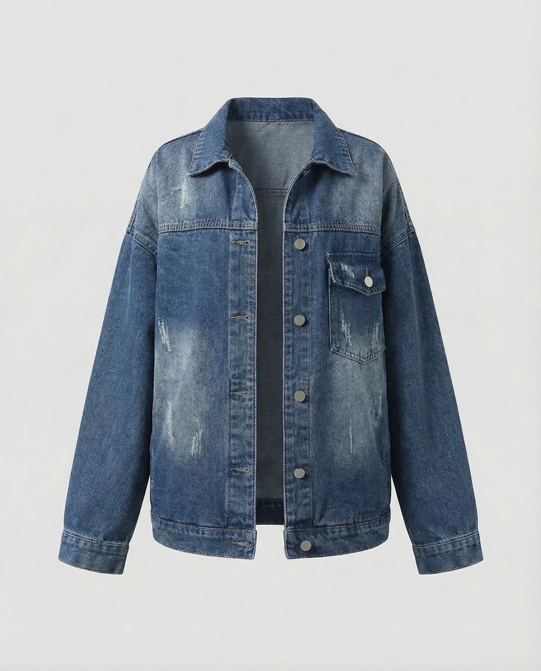 Damen Jeansjacke Oversize - Image 6