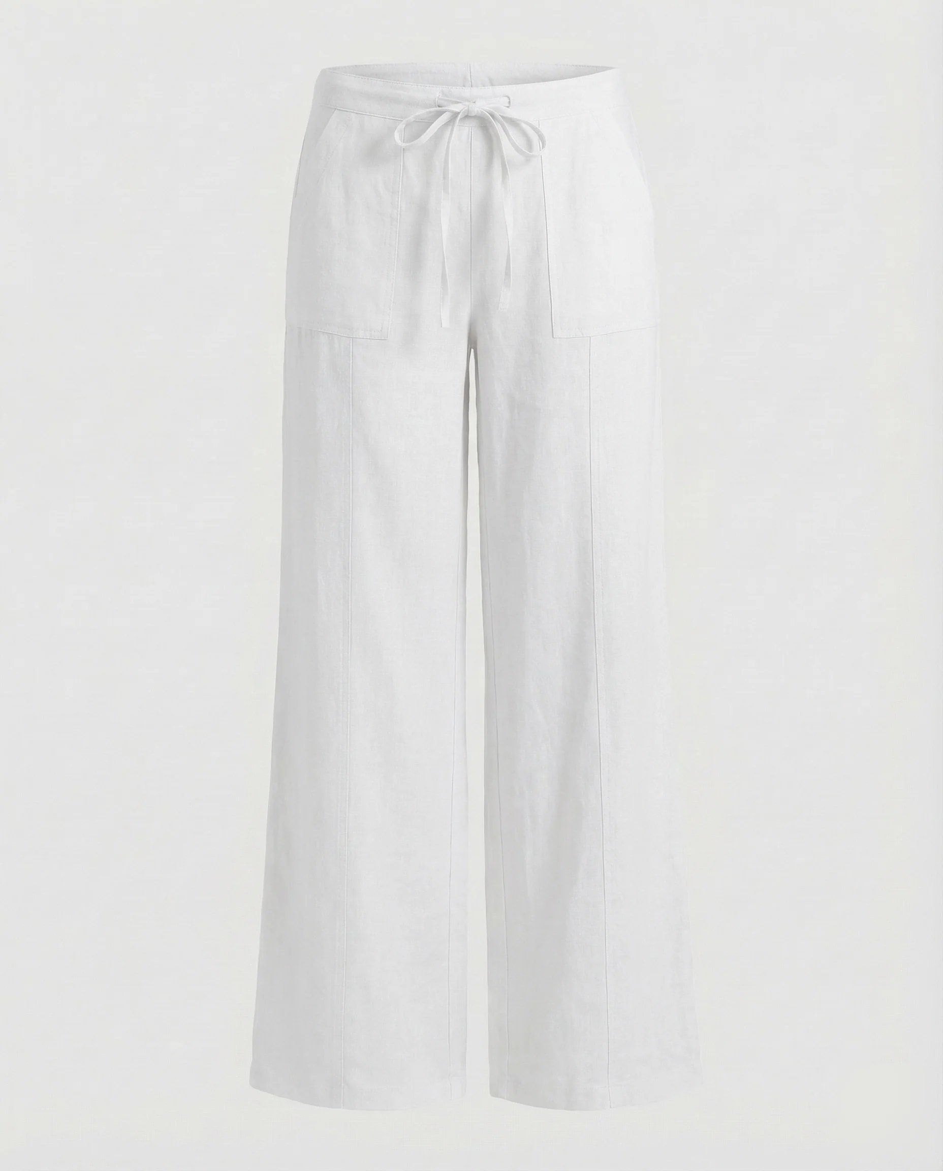 Damen Leinenhose Weit Tunnelzug - Image 5