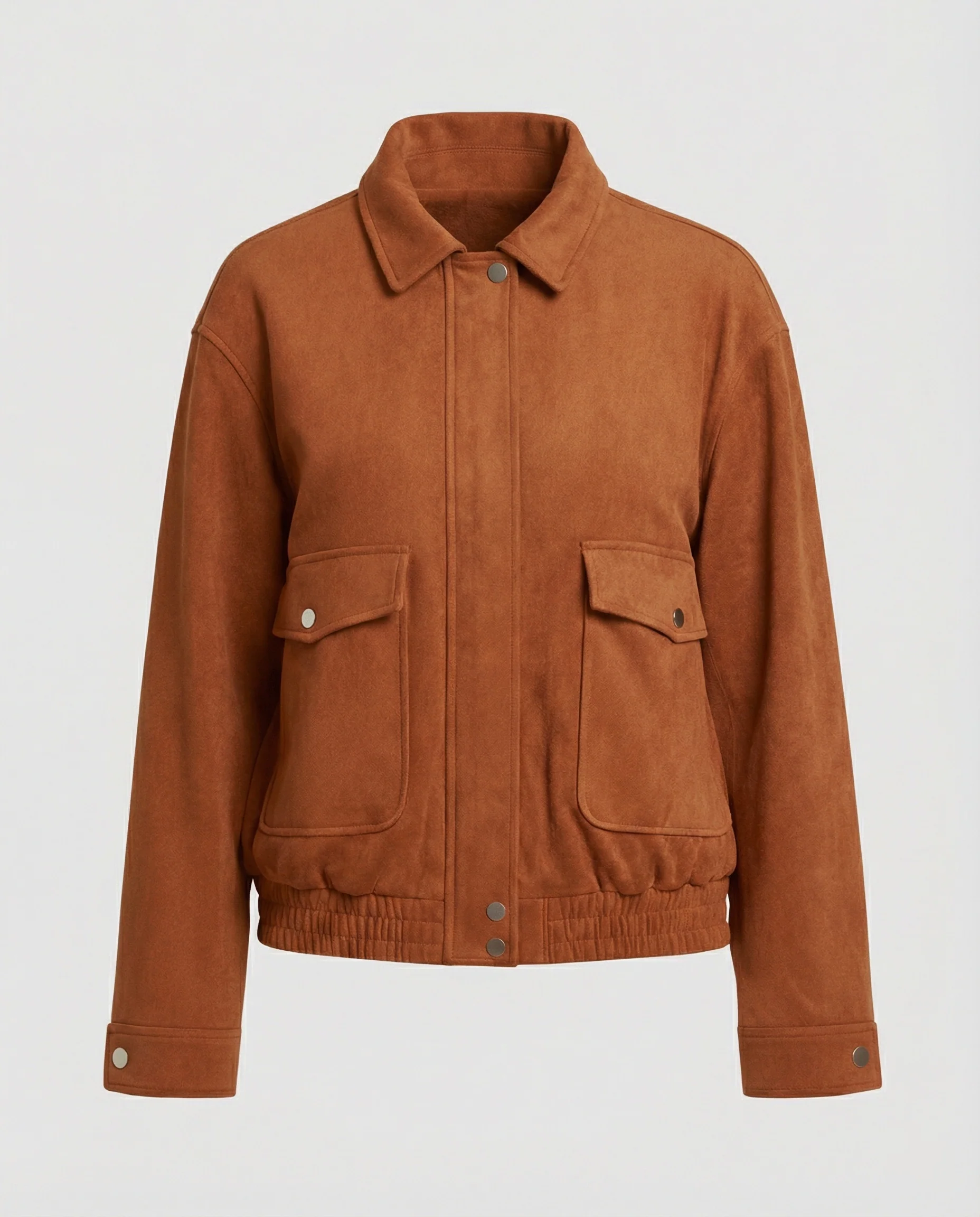 Freizeitkleidung Damen Veloursjacke Weit - Image 5
