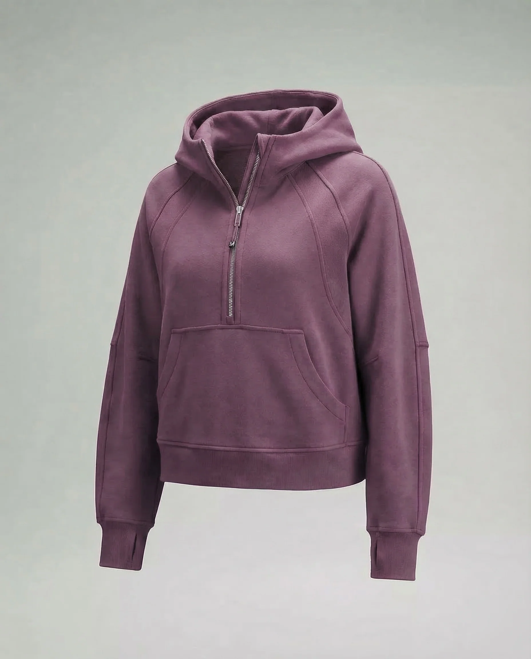 Damen Hoodie Oversize Reißverschluss - Image 18