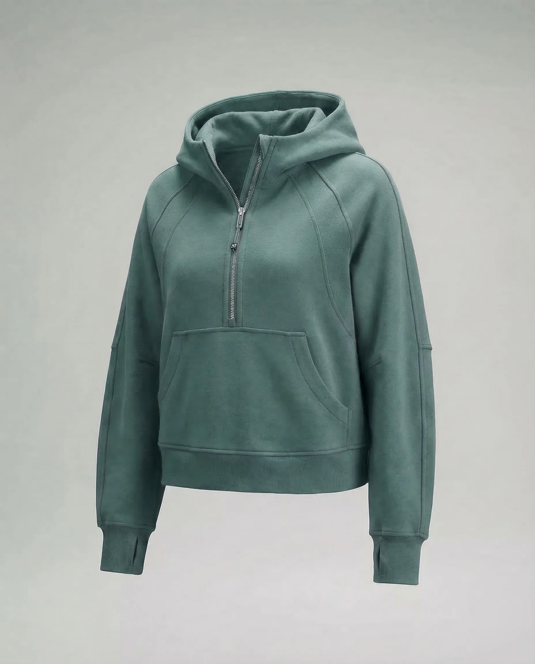 Damen Hoodie Oversize Reißverschluss - Image 20