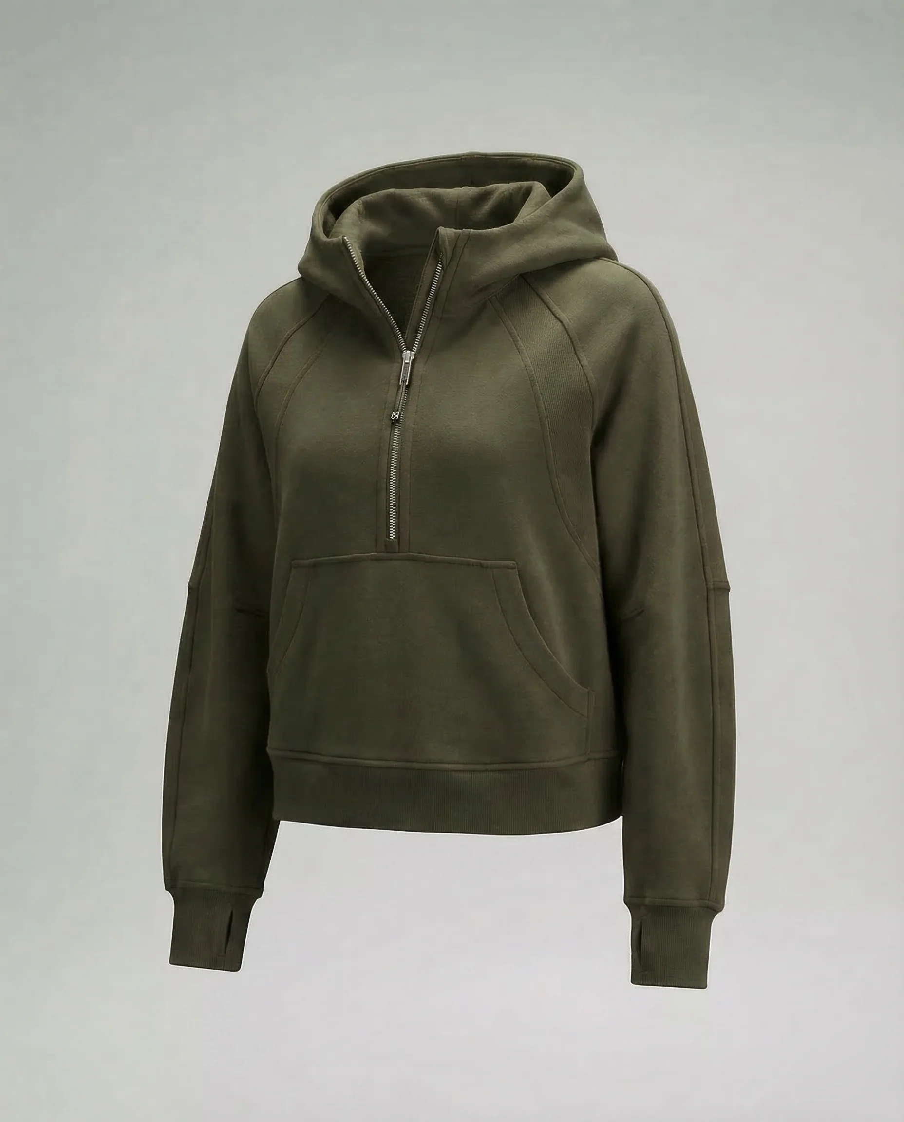 Damen Hoodie Oversize Reißverschluss - Image 6