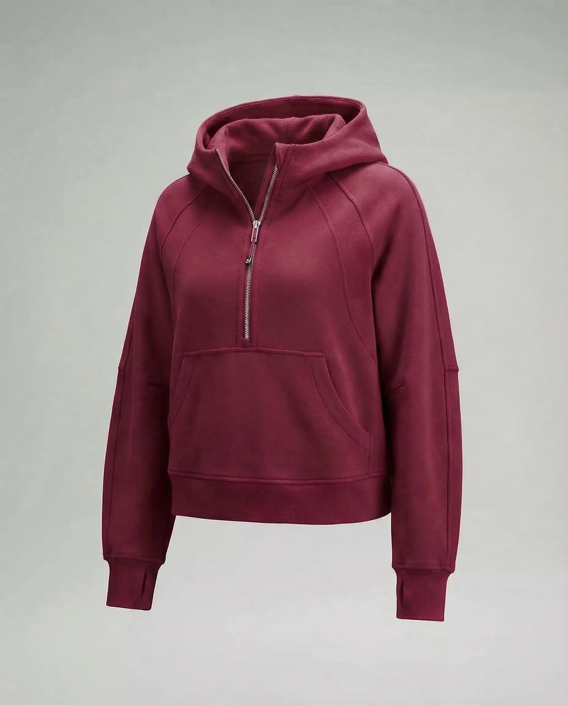 Damen Hoodie Oversize Reißverschluss - Image 8