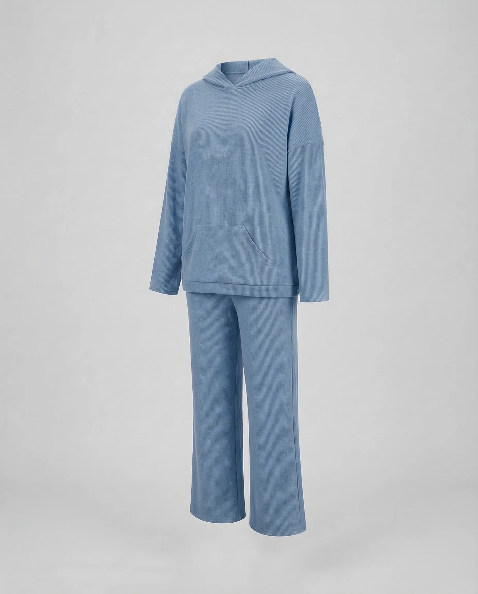 Damen Kapuzenpullover-Set Gerade Hose - Image 6