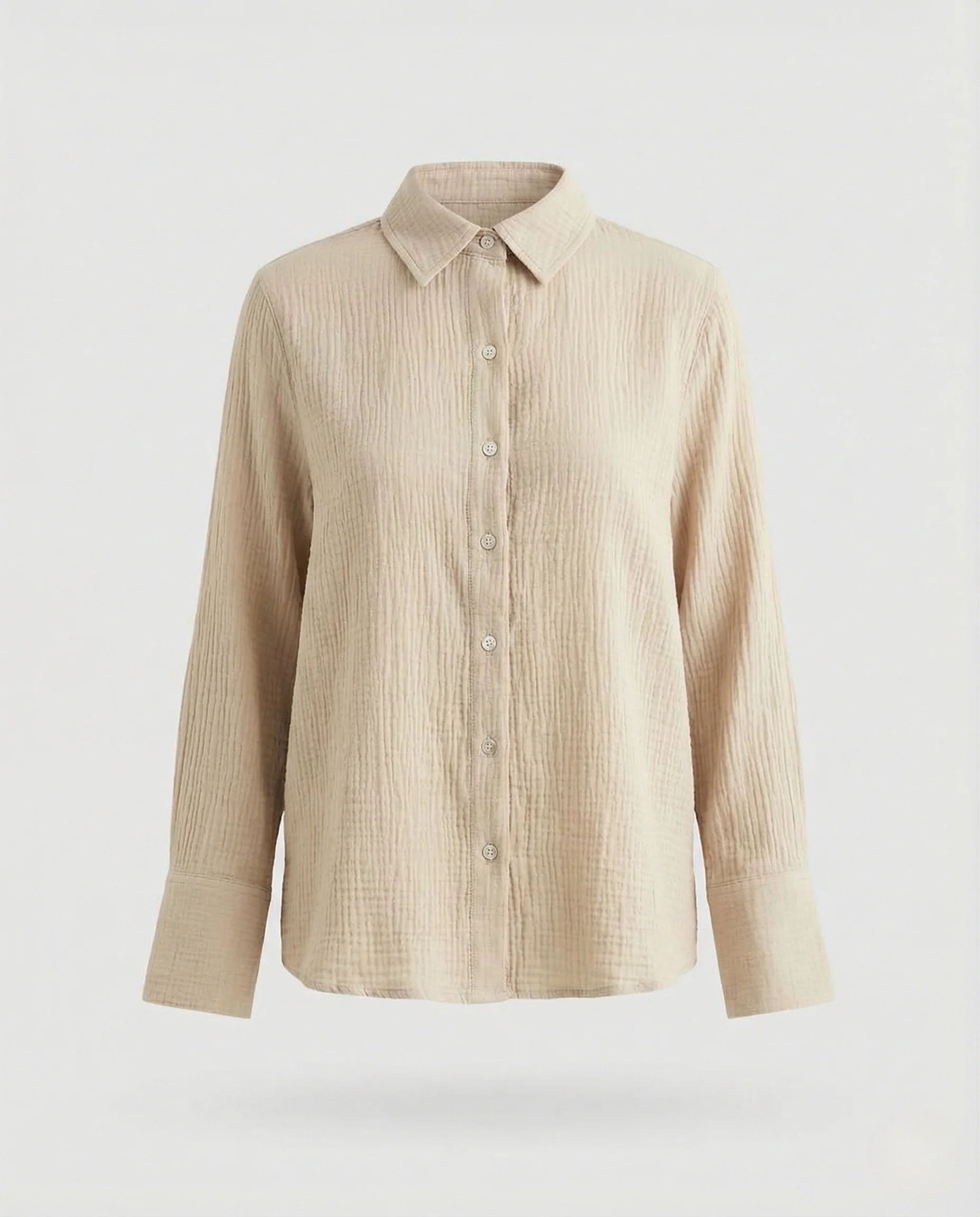 Hemd Damen Baumwolle Oversize - Image 5