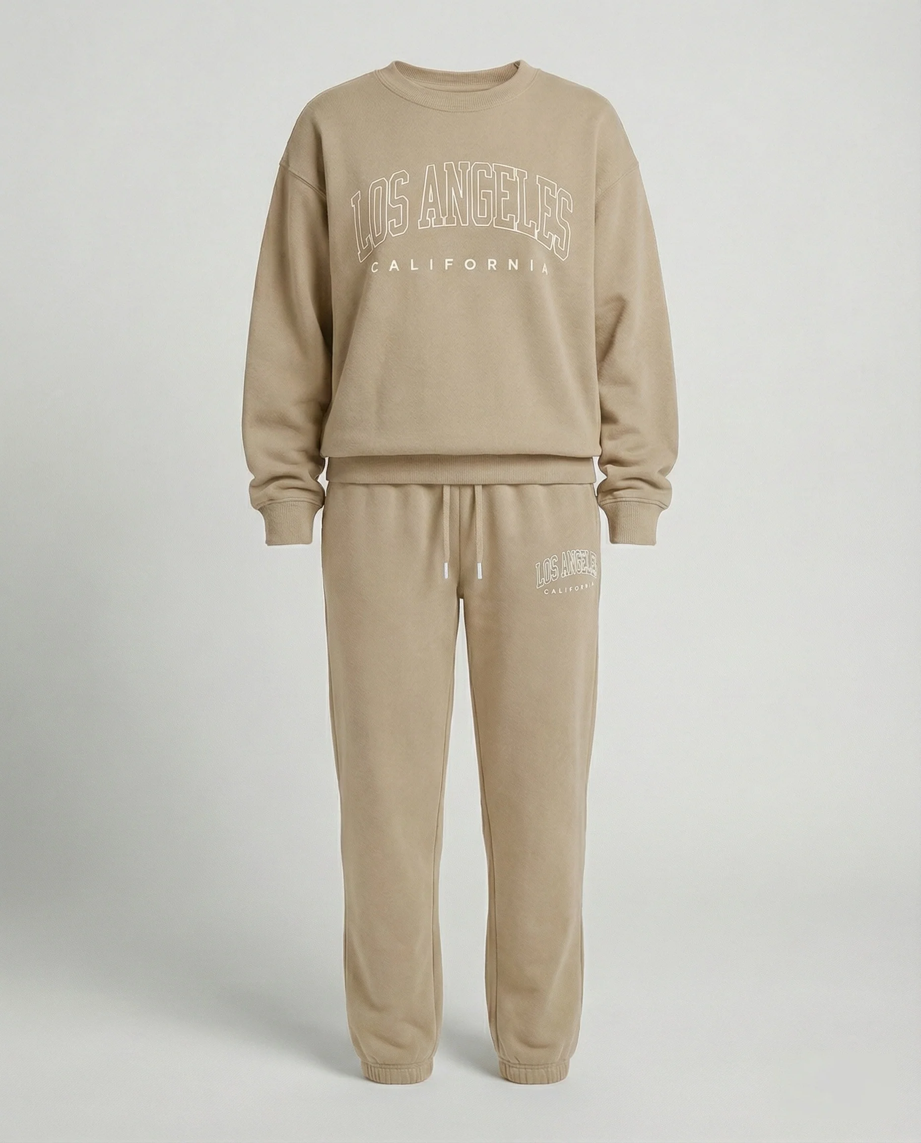 Damen Jogginganzug mit College Aufdruck