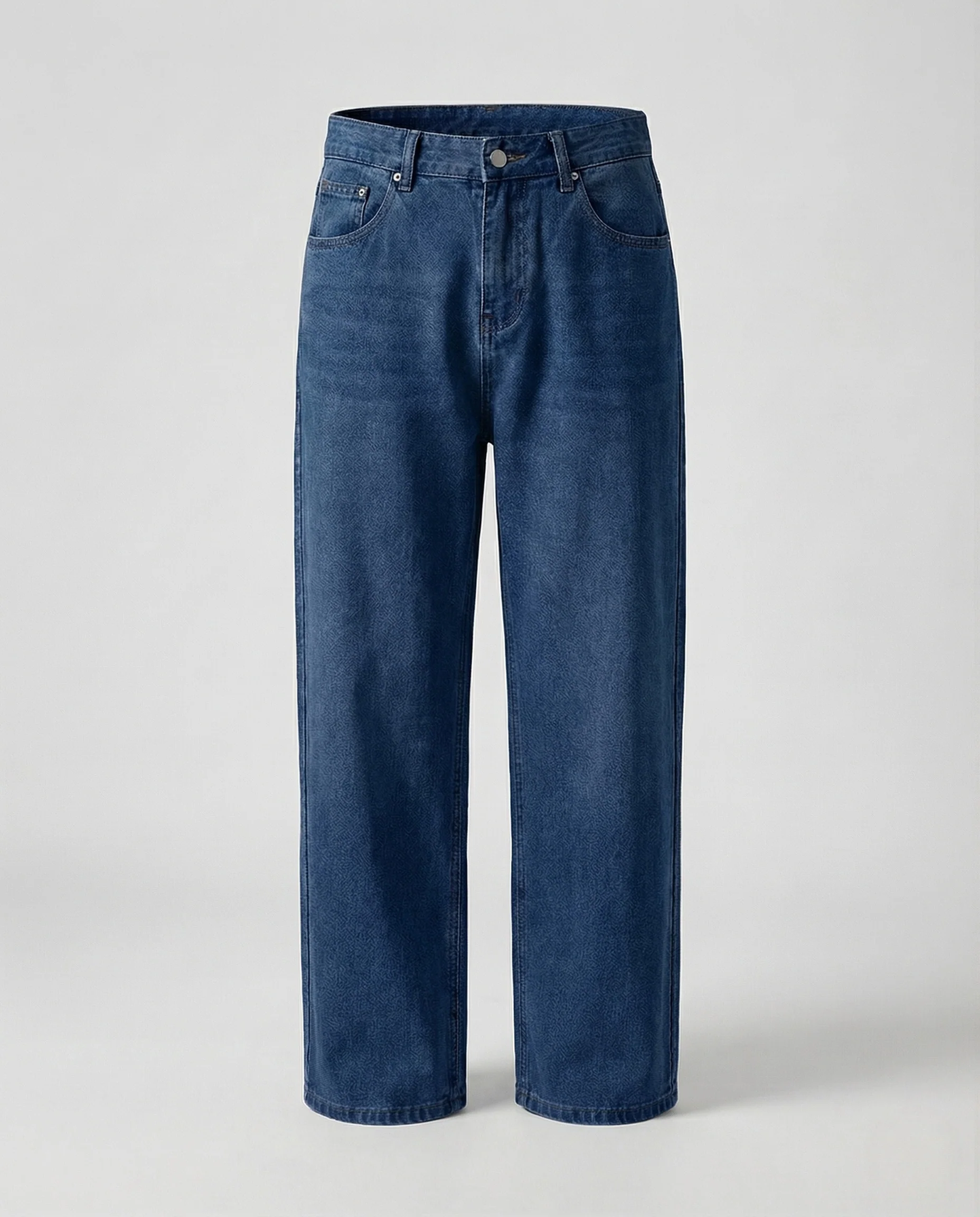 Damen Baggy Jeans Weit Tiefer Schritt - Image 6