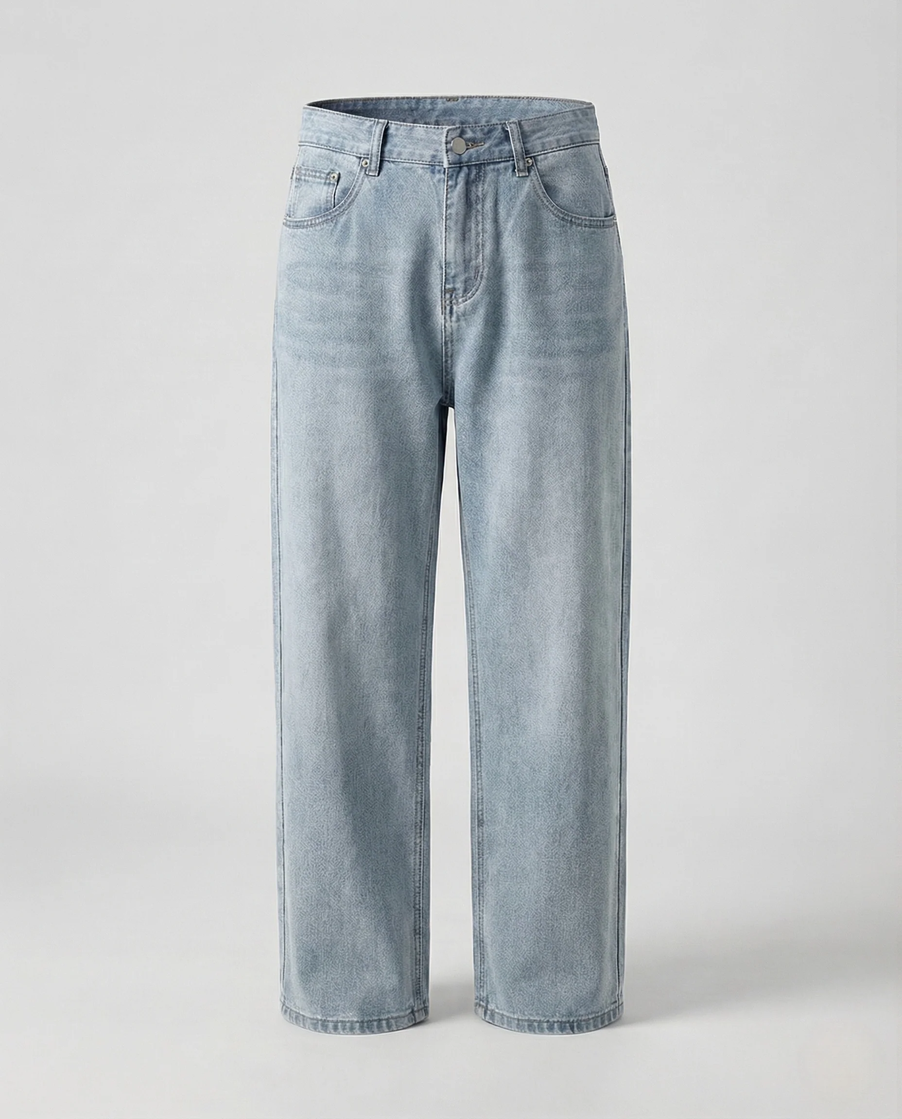 Damen Baggy Jeans Weit Tiefer Schritt - Image 7