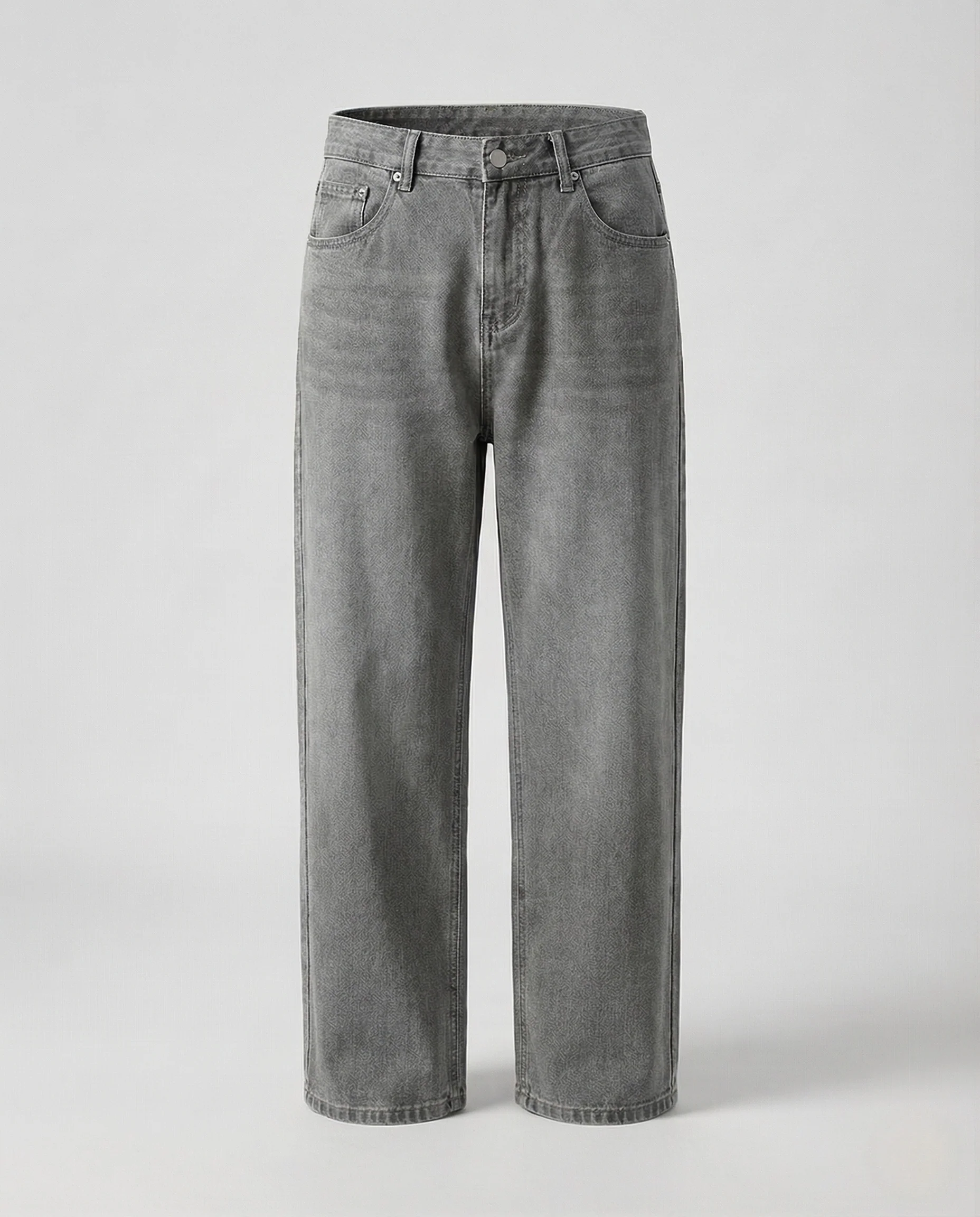 Damen Baggy Jeans Weit Tiefer Schritt - Image 9