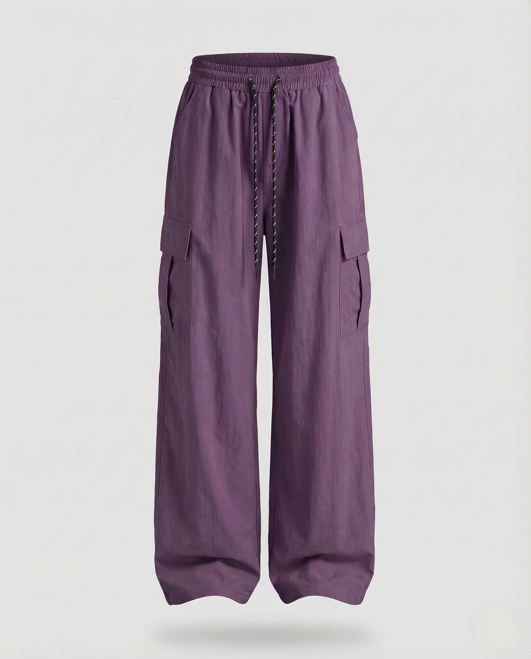 Damen Cargo Hose High Waist mit Elastischem Bund - Image 9