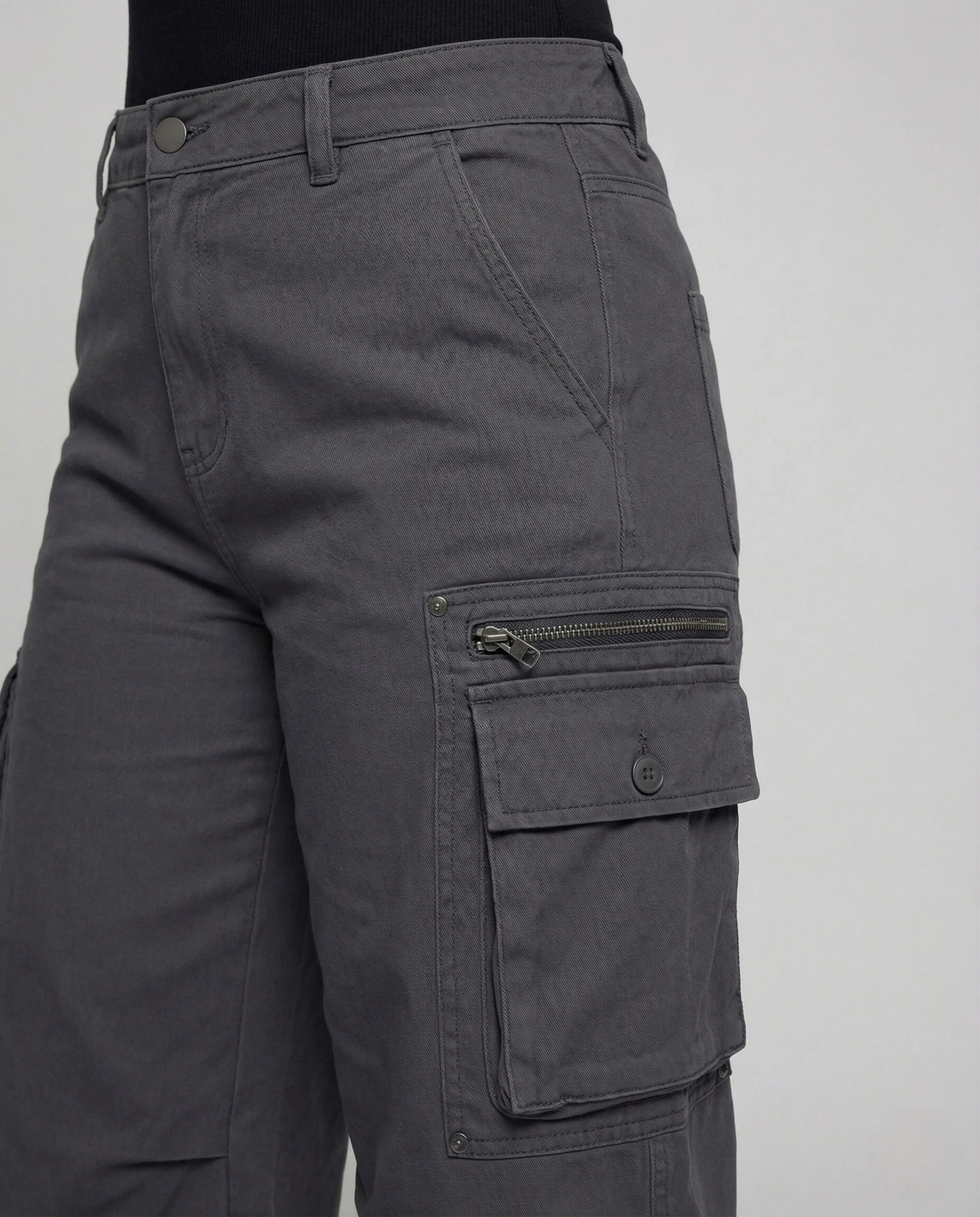 Damen Cargo Hose High Waist - Image 3