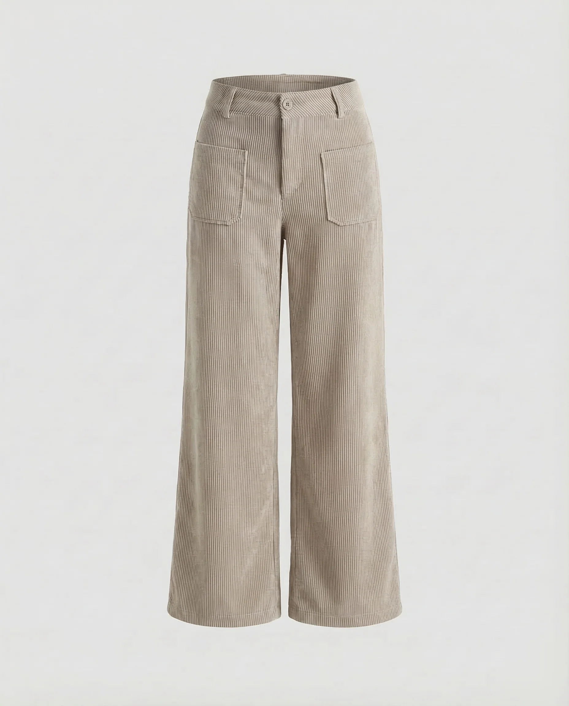 Damen Cordhose High Waist Weit - Image 7