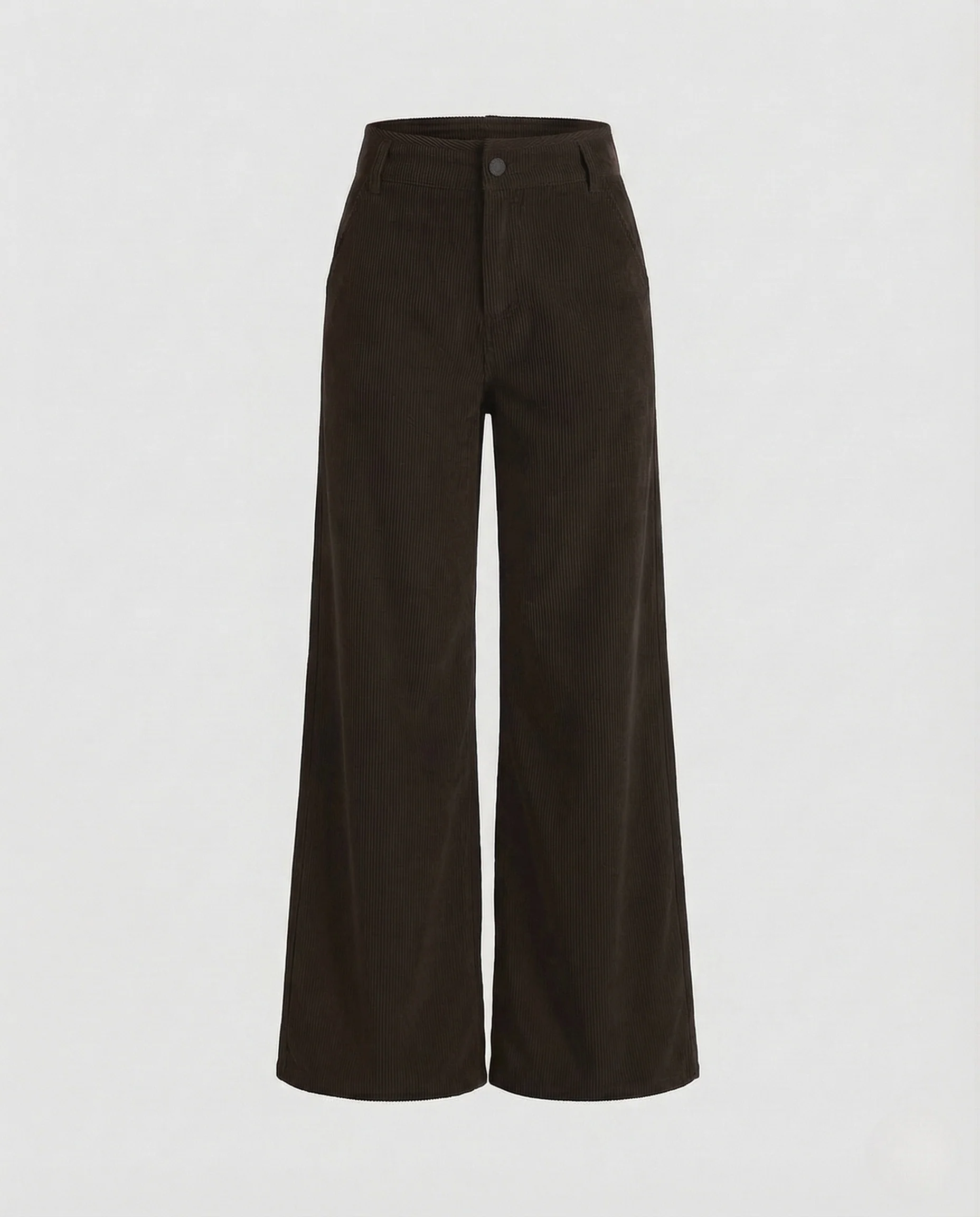 Damen Cordhose High Waist Weit - Image 5