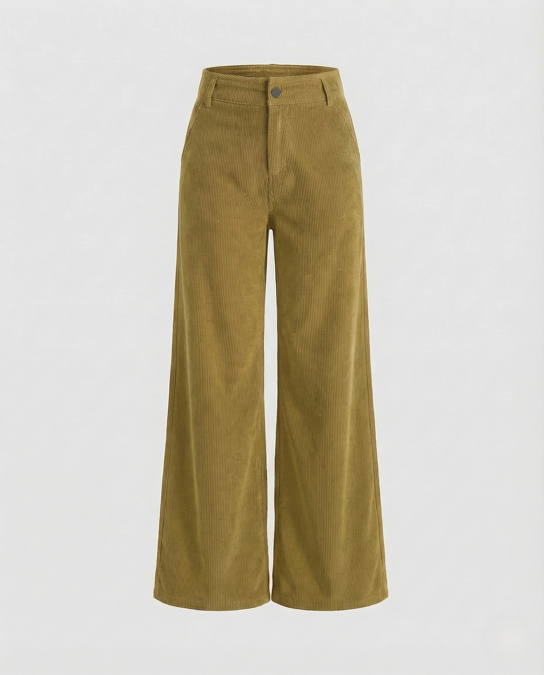 Damen Cordhose High Waist Weit - Image 7
