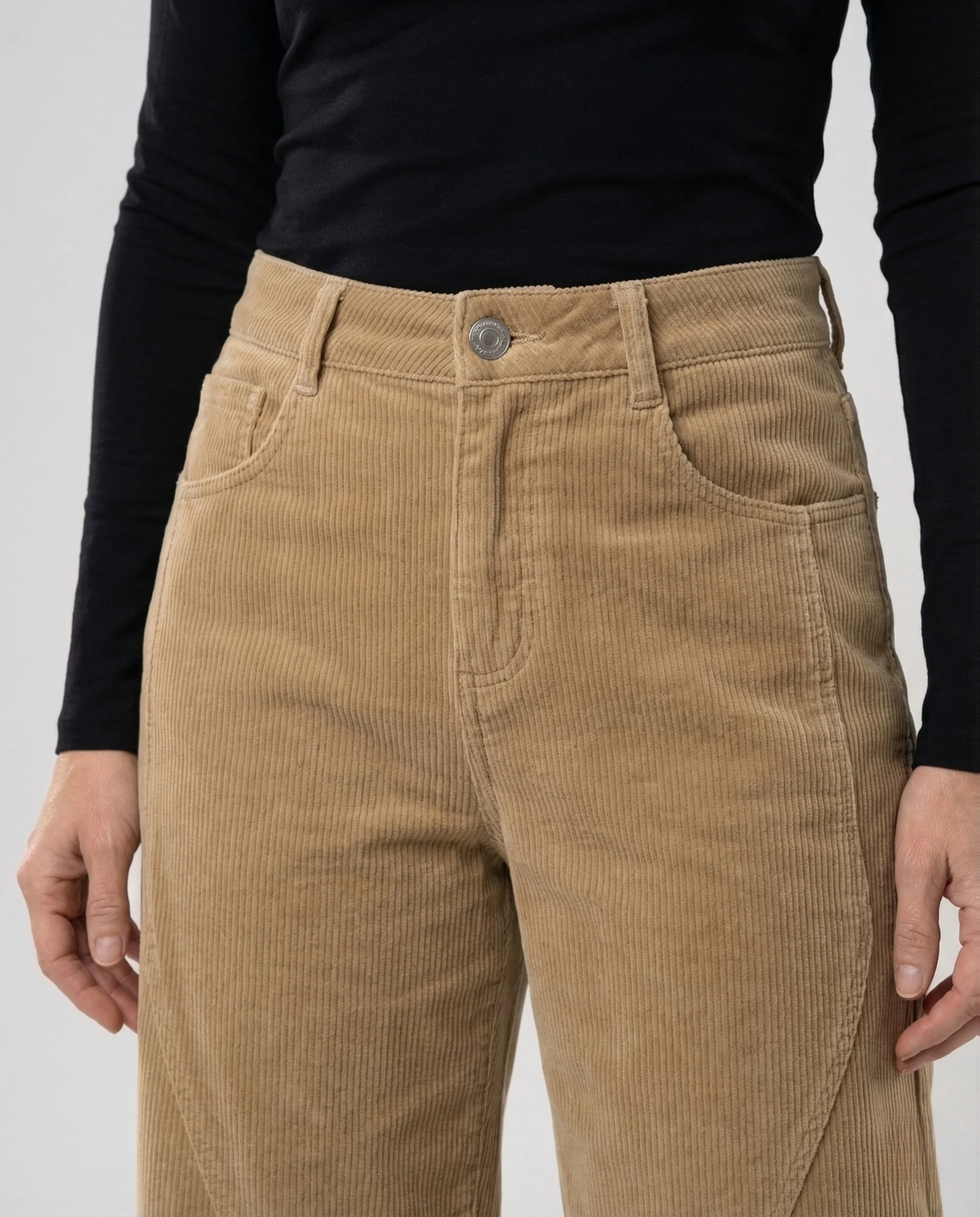 Damen Cordhose weit mit Thermofutter Winter Hose - Image 3