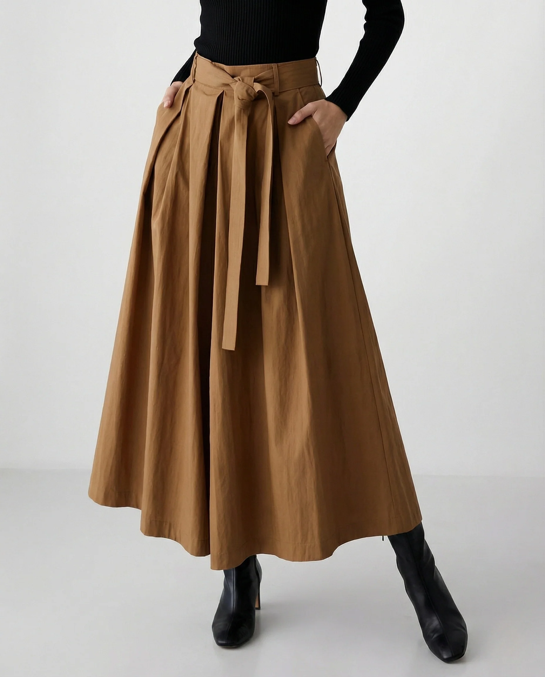 Culotte Damen High Waist