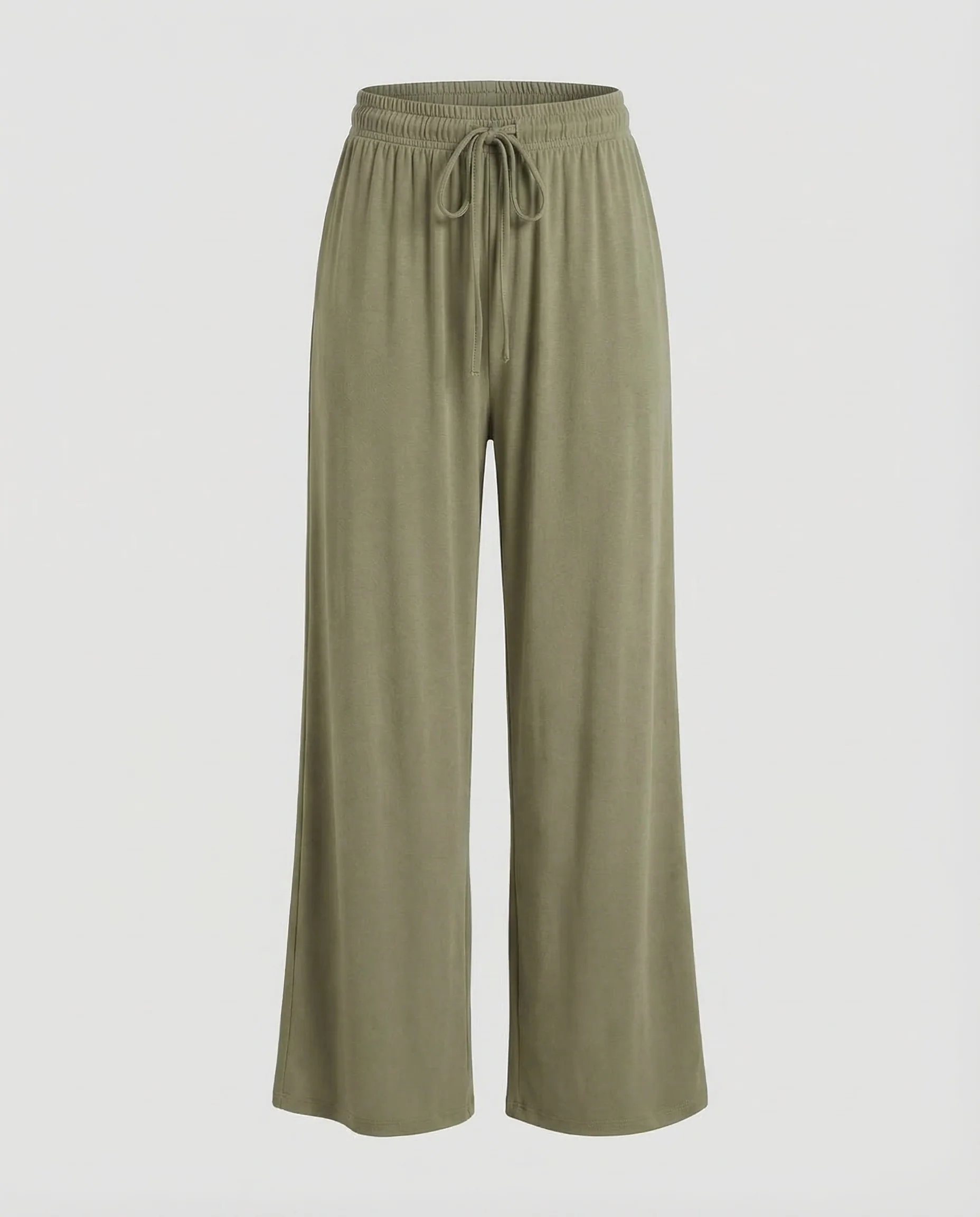 Damen Jersey Palazzo Hose Tunnelzug - Image 5