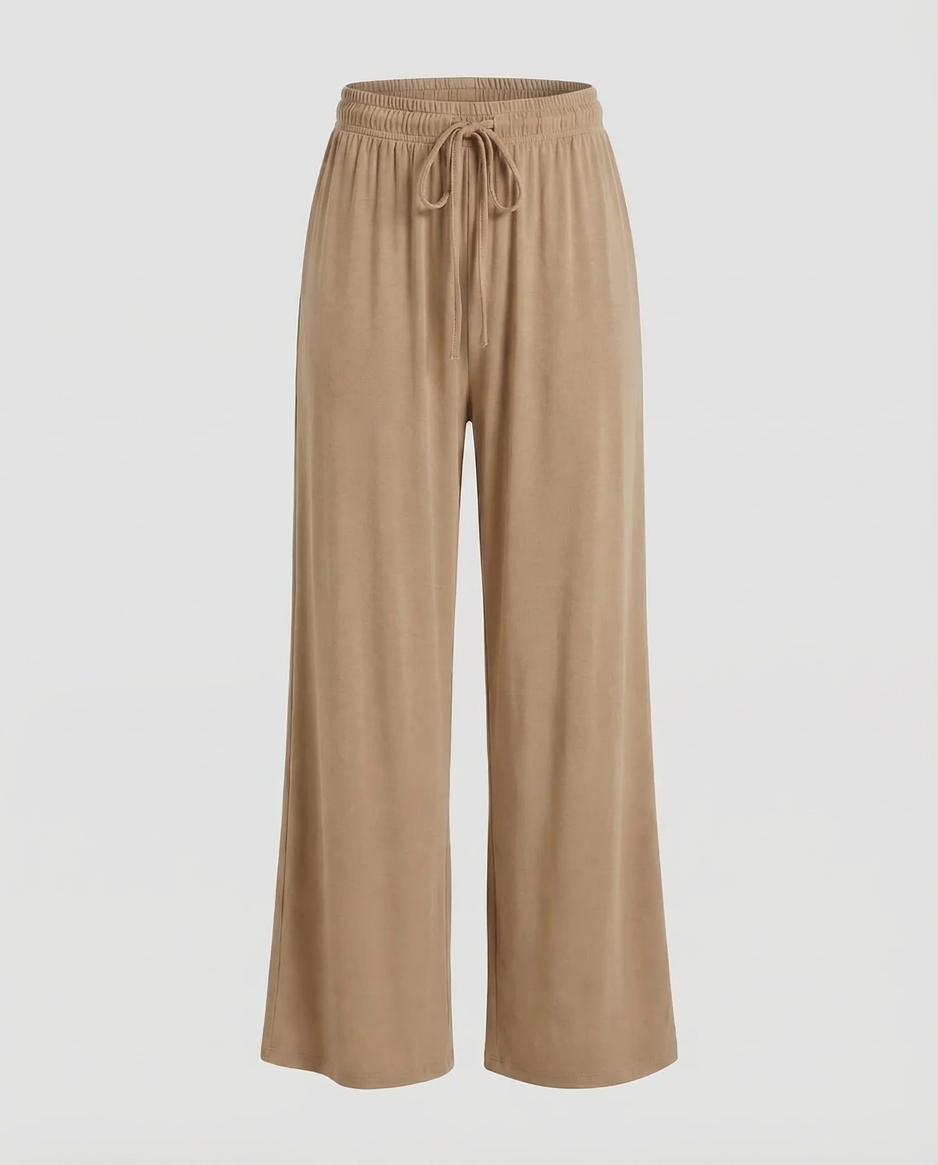 Damen Jersey Palazzo Hose Tunnelzug - Image 9