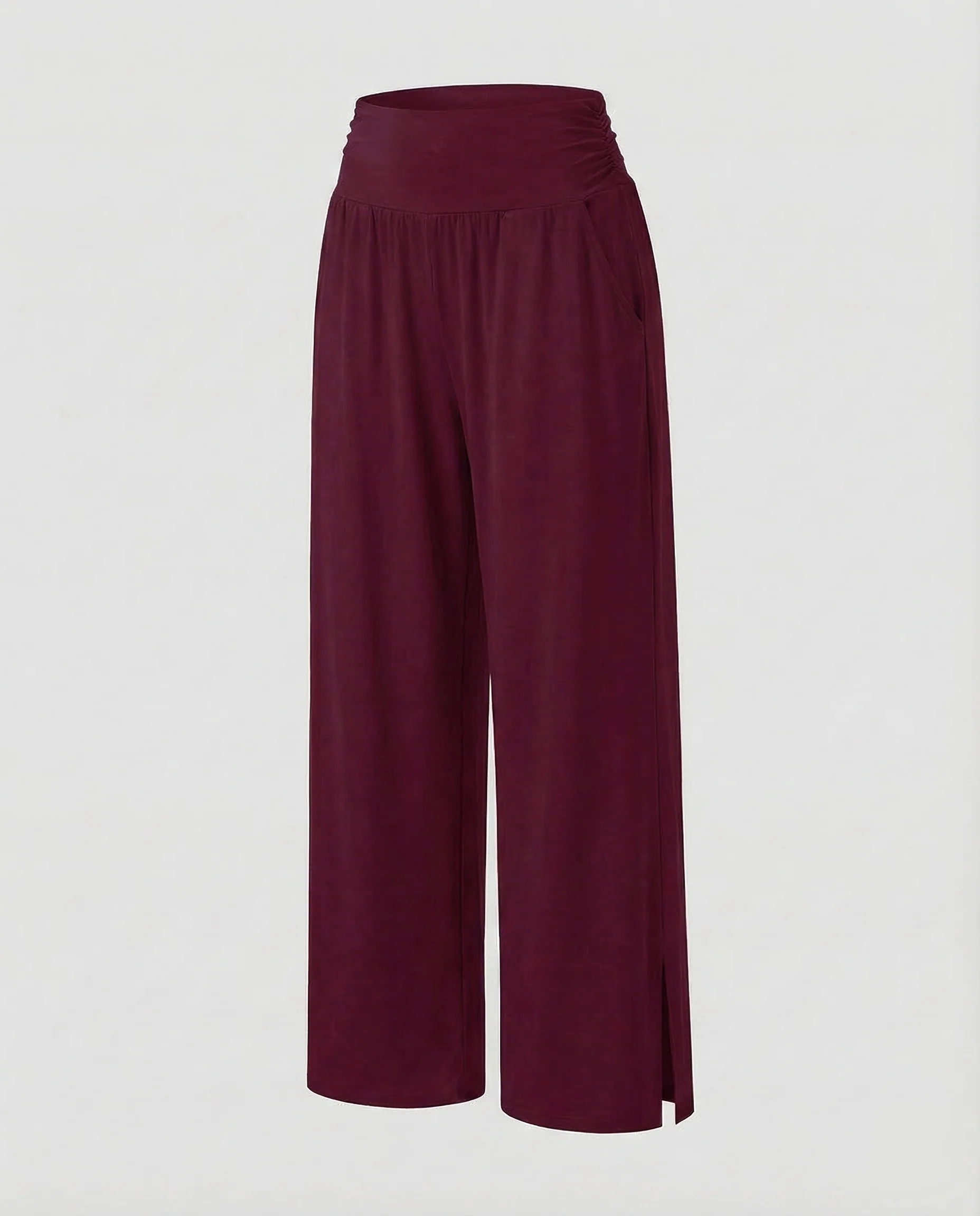 Damen Yogahose Weit Schlitz - Image 8