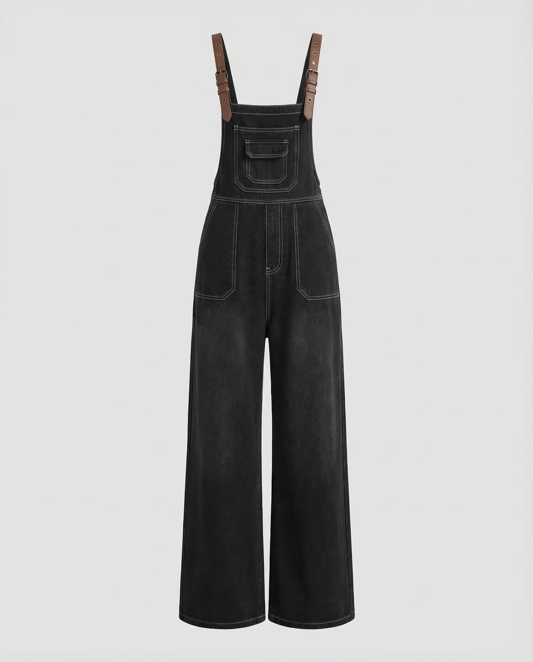 Damen Jeans Latzhose Cargo - Image 4