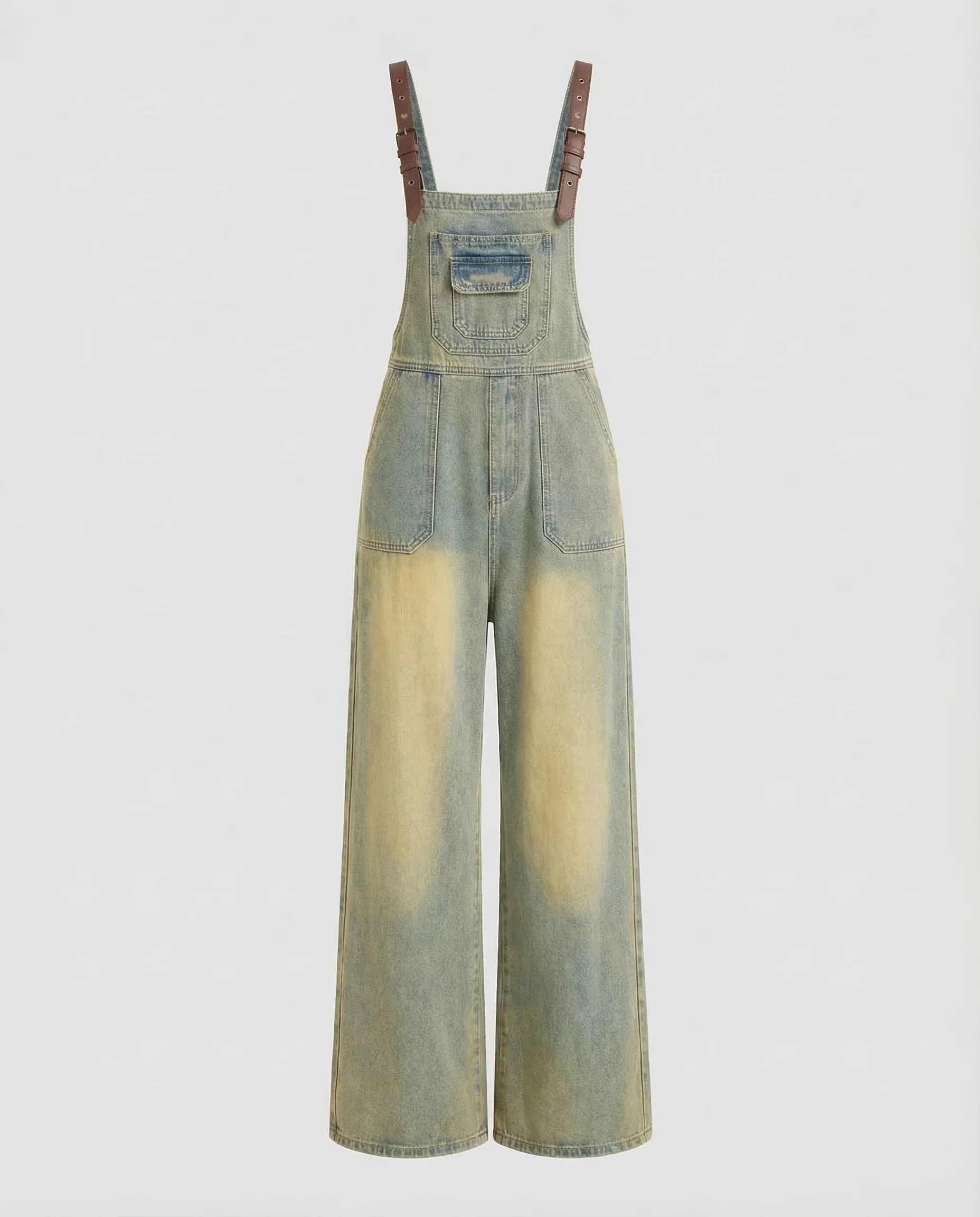 Damen Jeans Latzhose Cargo - Image 6