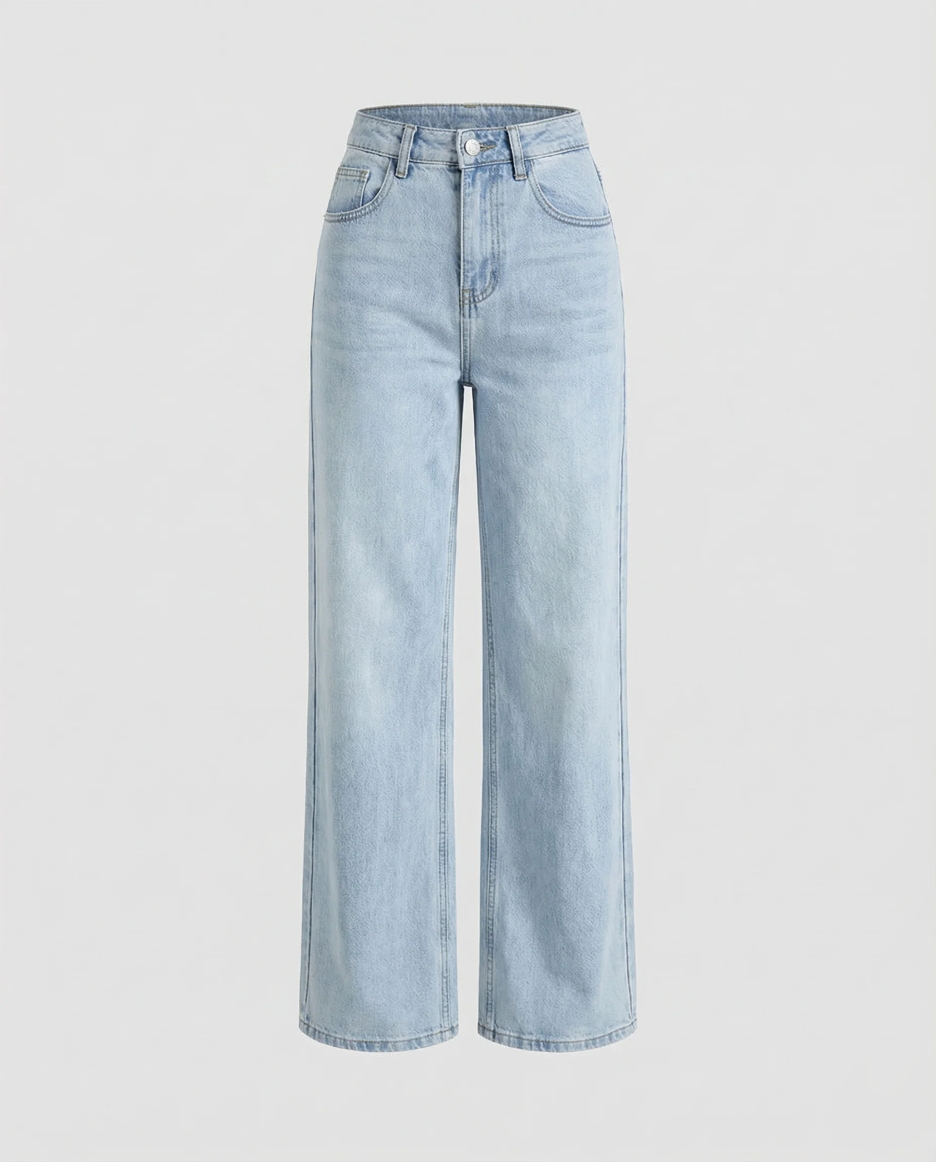 Damen Jeans Weit High Waist - Image 4