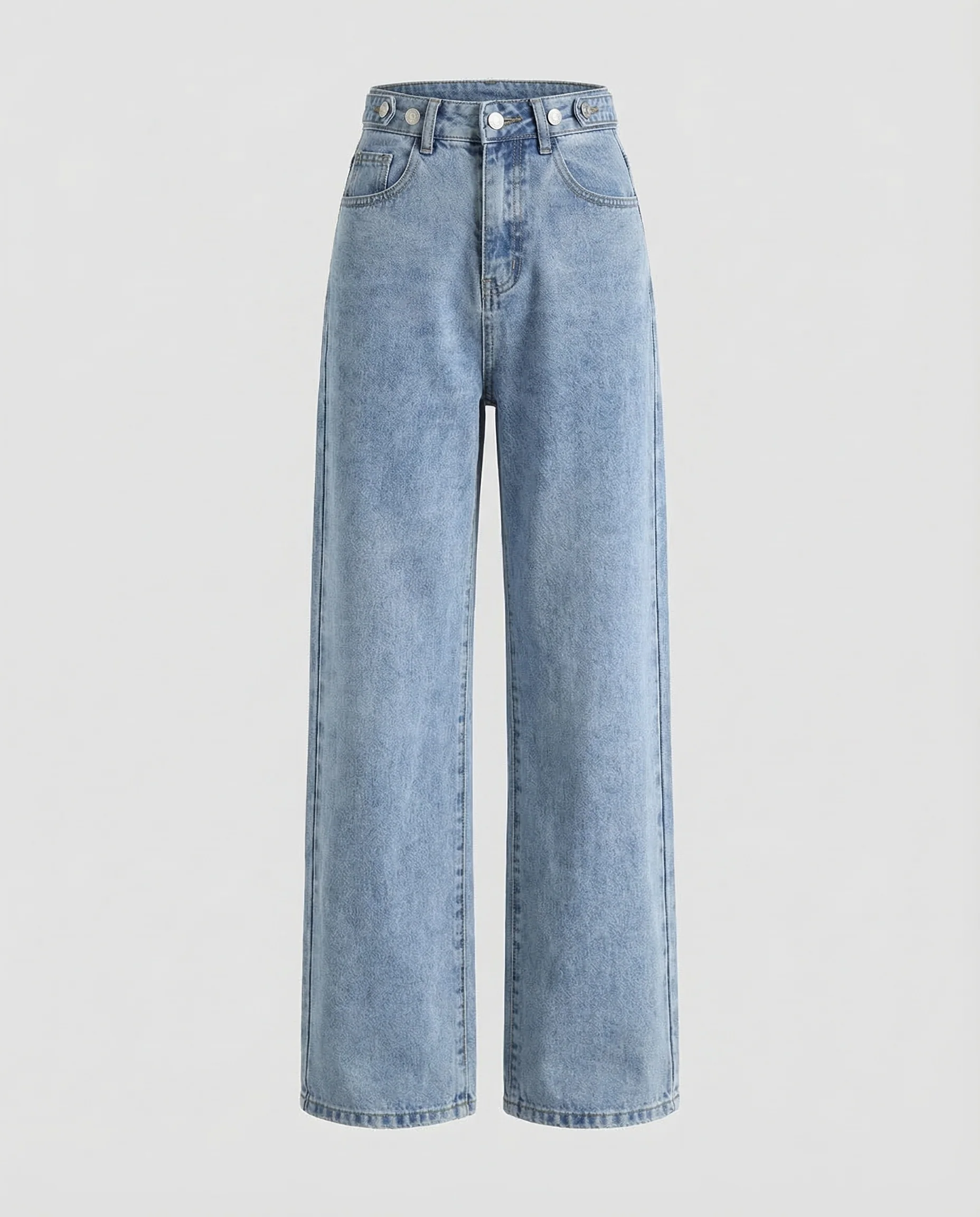 Damen Baggy Jeans Weit - Image 5