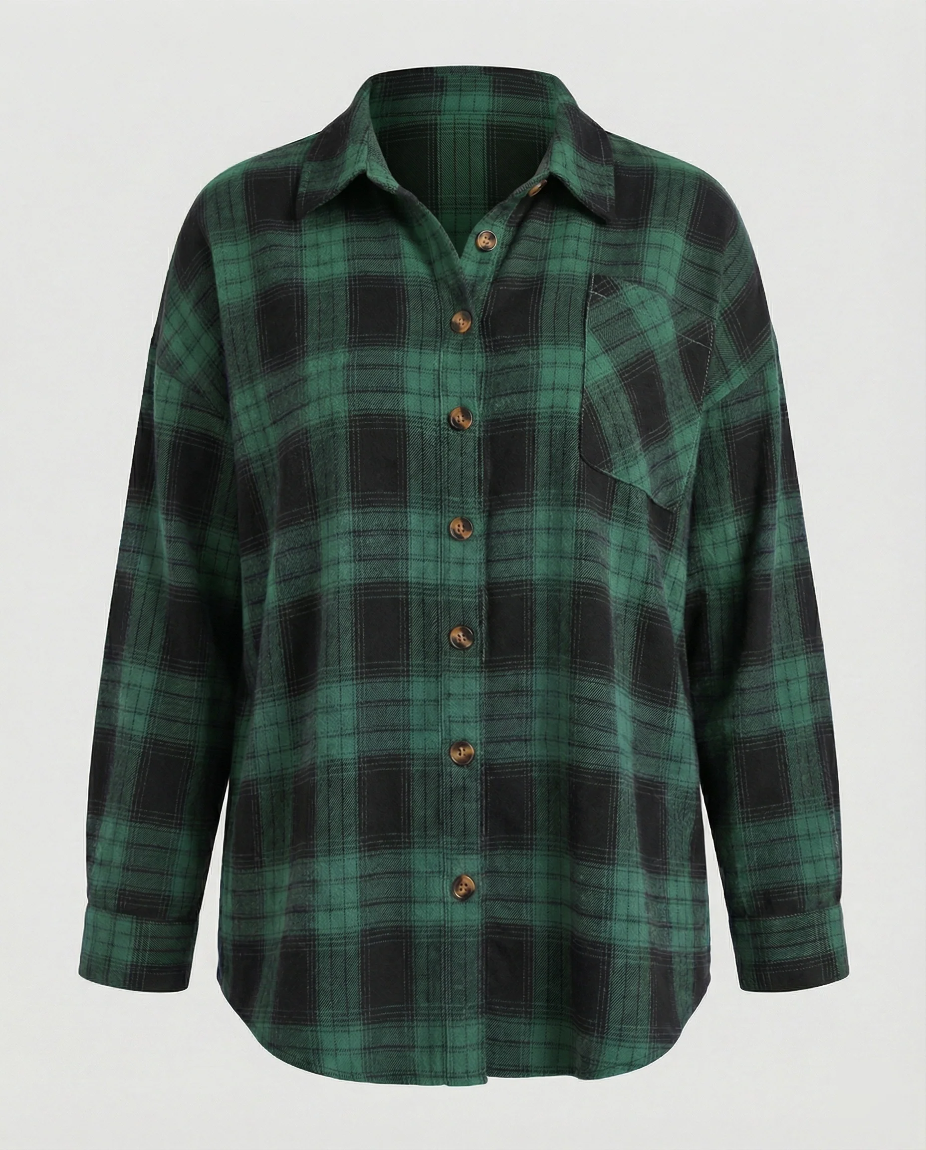 Damen Hemdjacke Flanell weit - Image 6