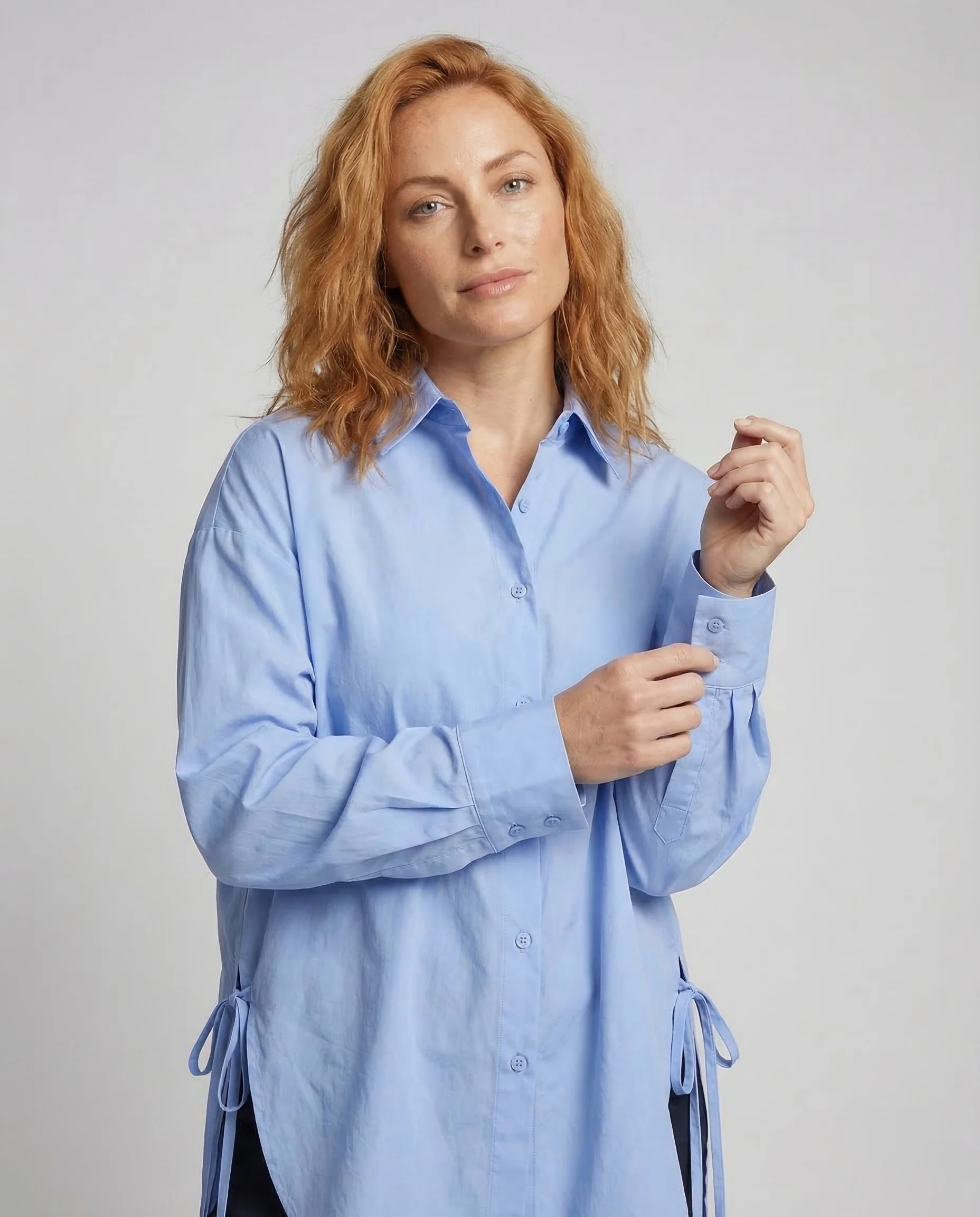 Damen Tunika Bluse Weit mit Print - Image 2