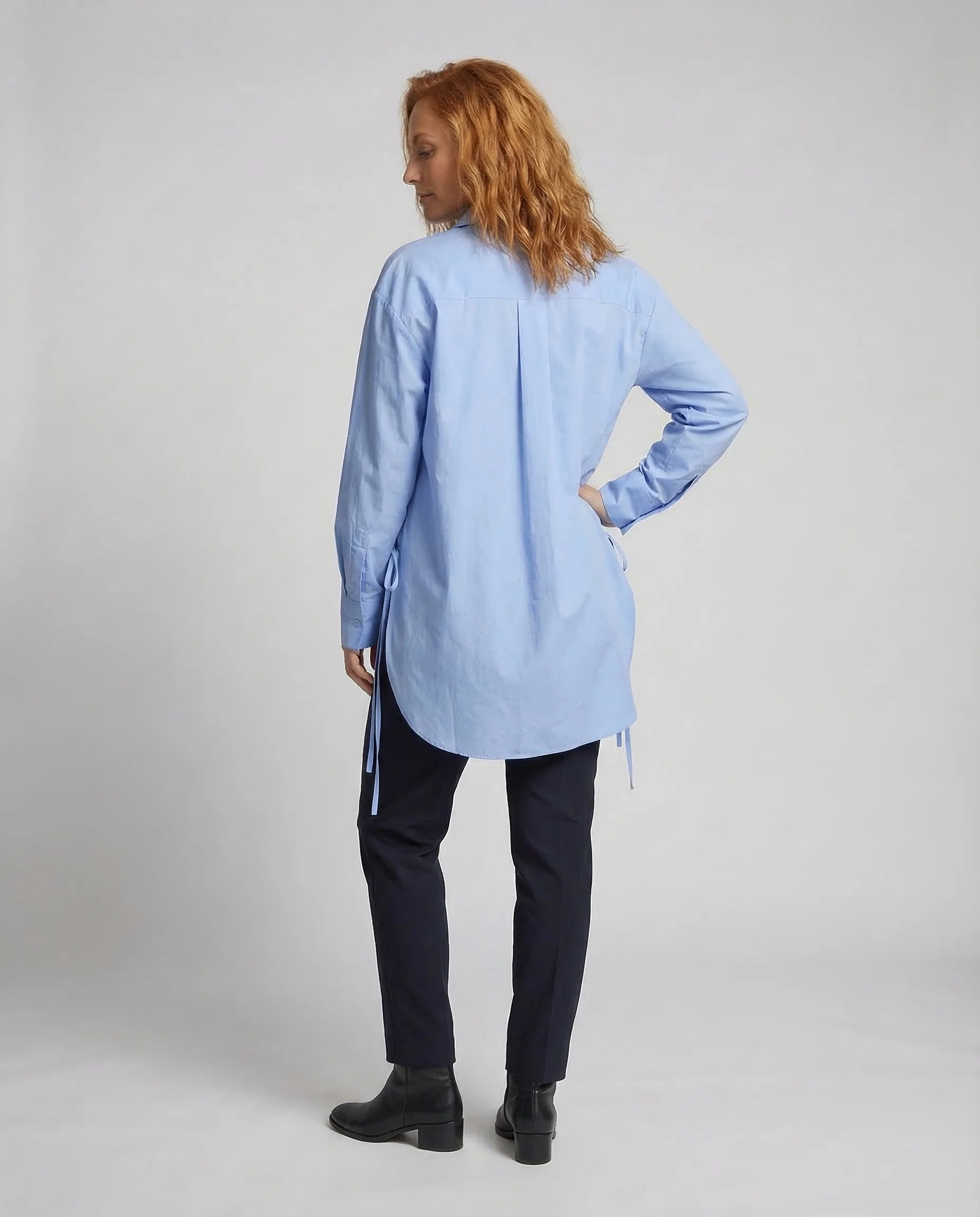 Damen Tunika Bluse Weit mit Print - Image 4