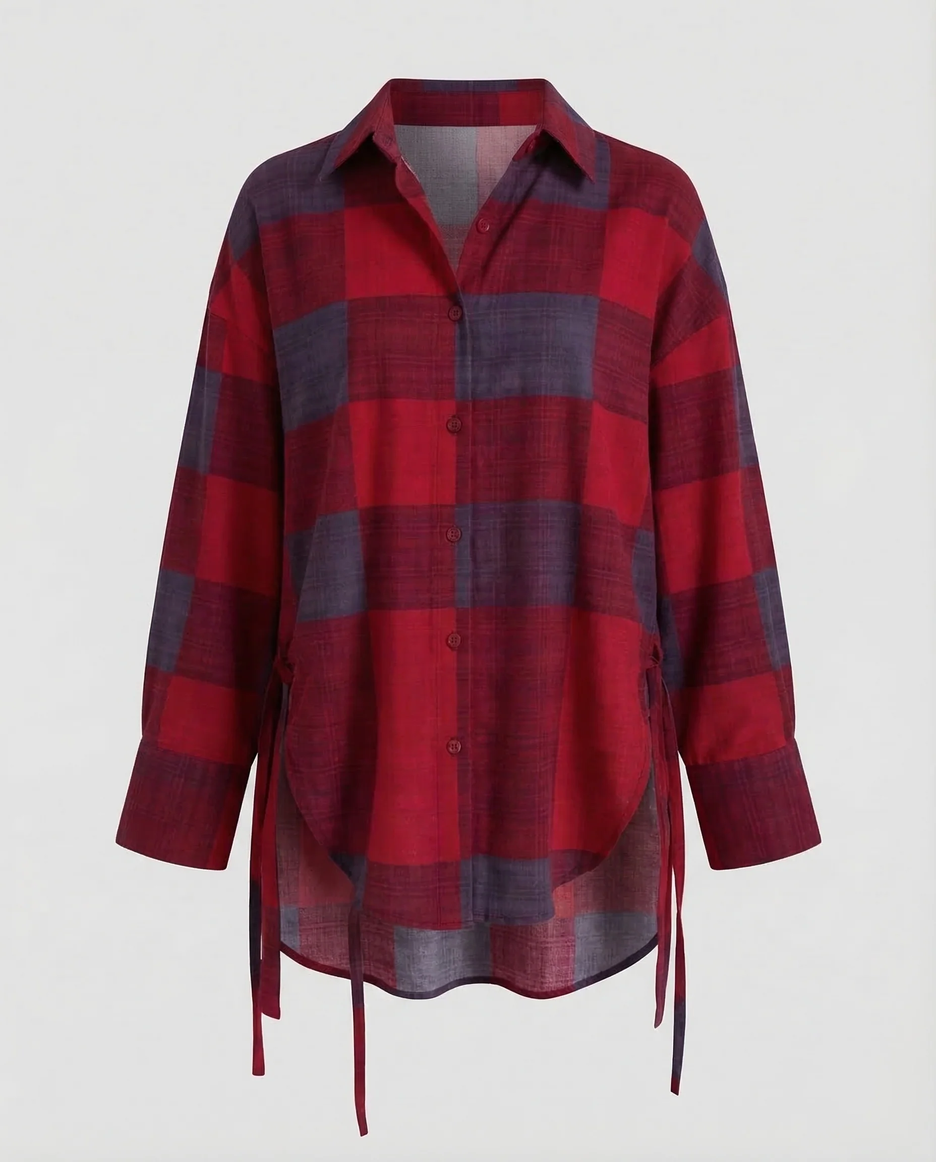 Damen Tunika Bluse Weit mit Print - Image 7