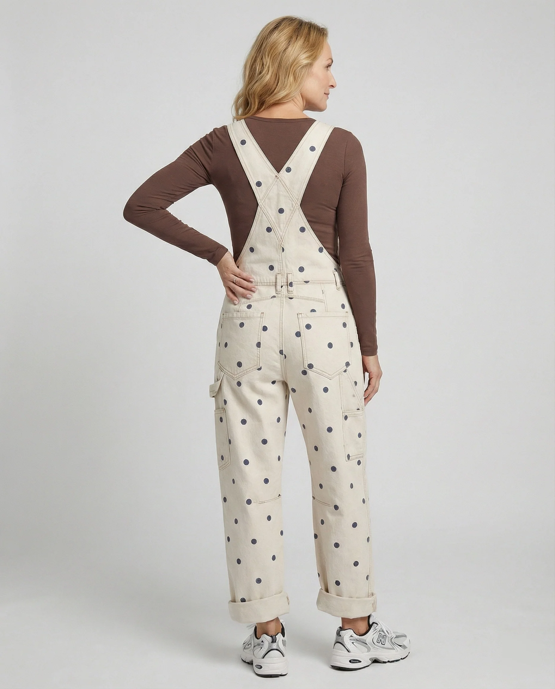 Damen Latzhose Canvas weit - Image 2