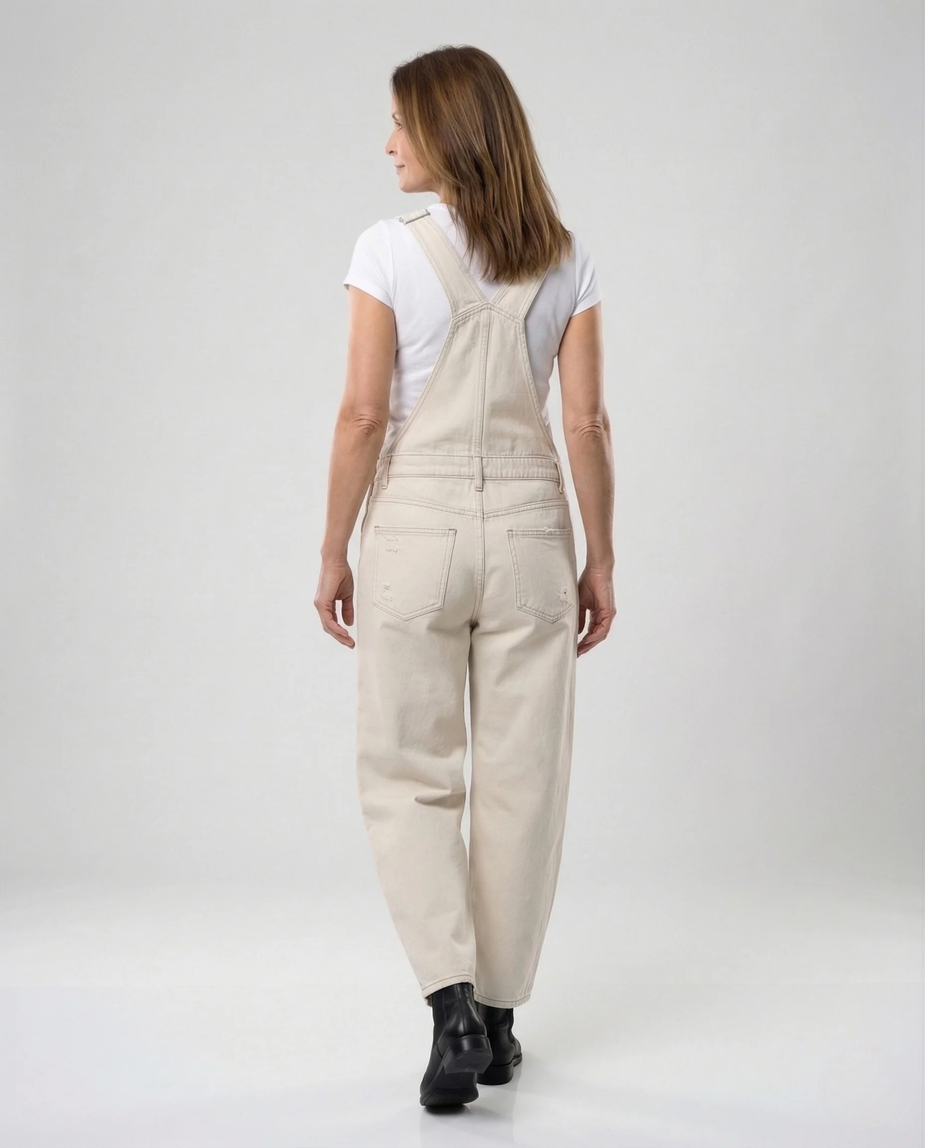 Damen Worker Latzhose mit verstellbaren Trägern - Image 3