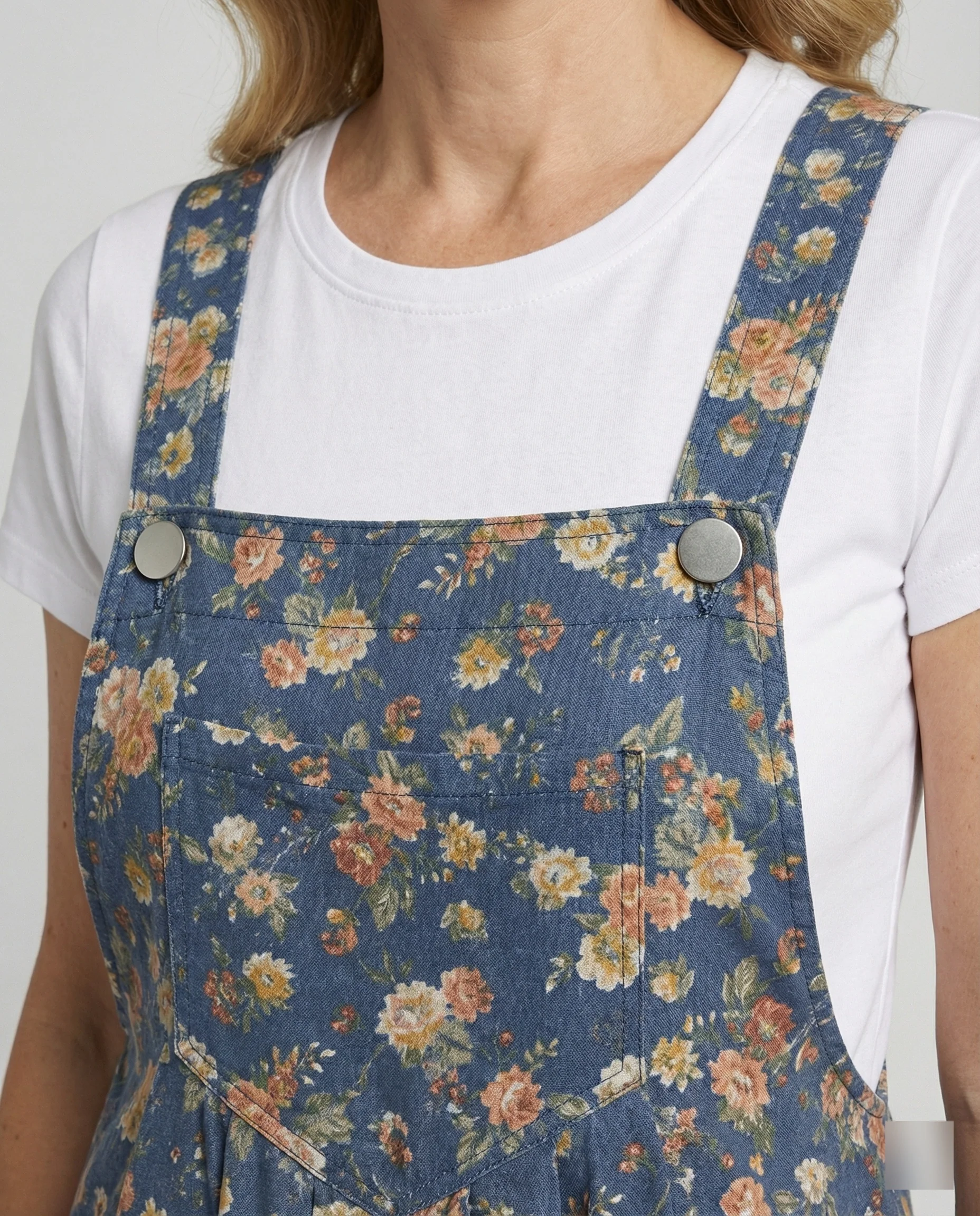 Damen Latzhose Damen Leinenoptik - Image 4