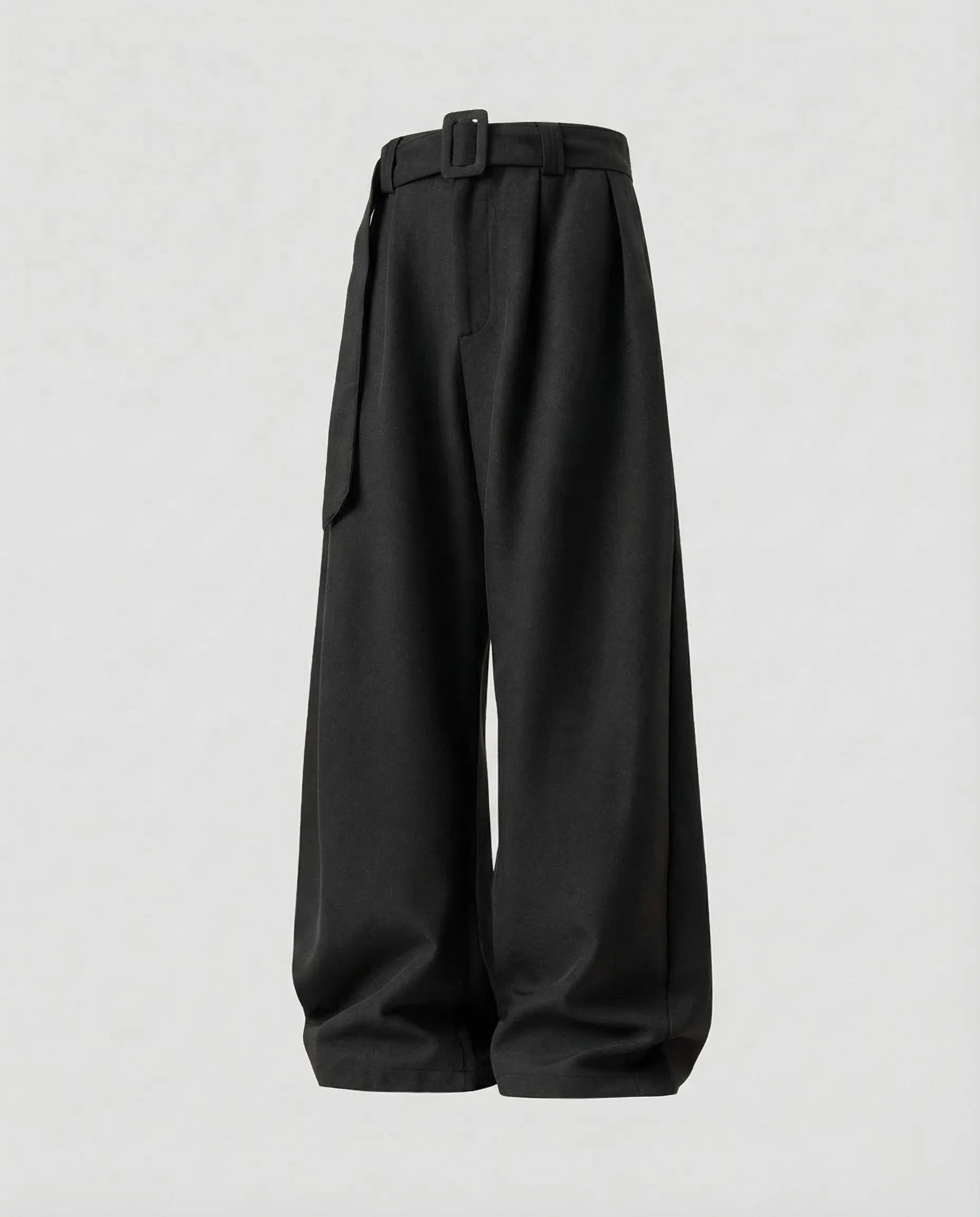 Damen Leinenhose High Waist Gürtel - Image 6