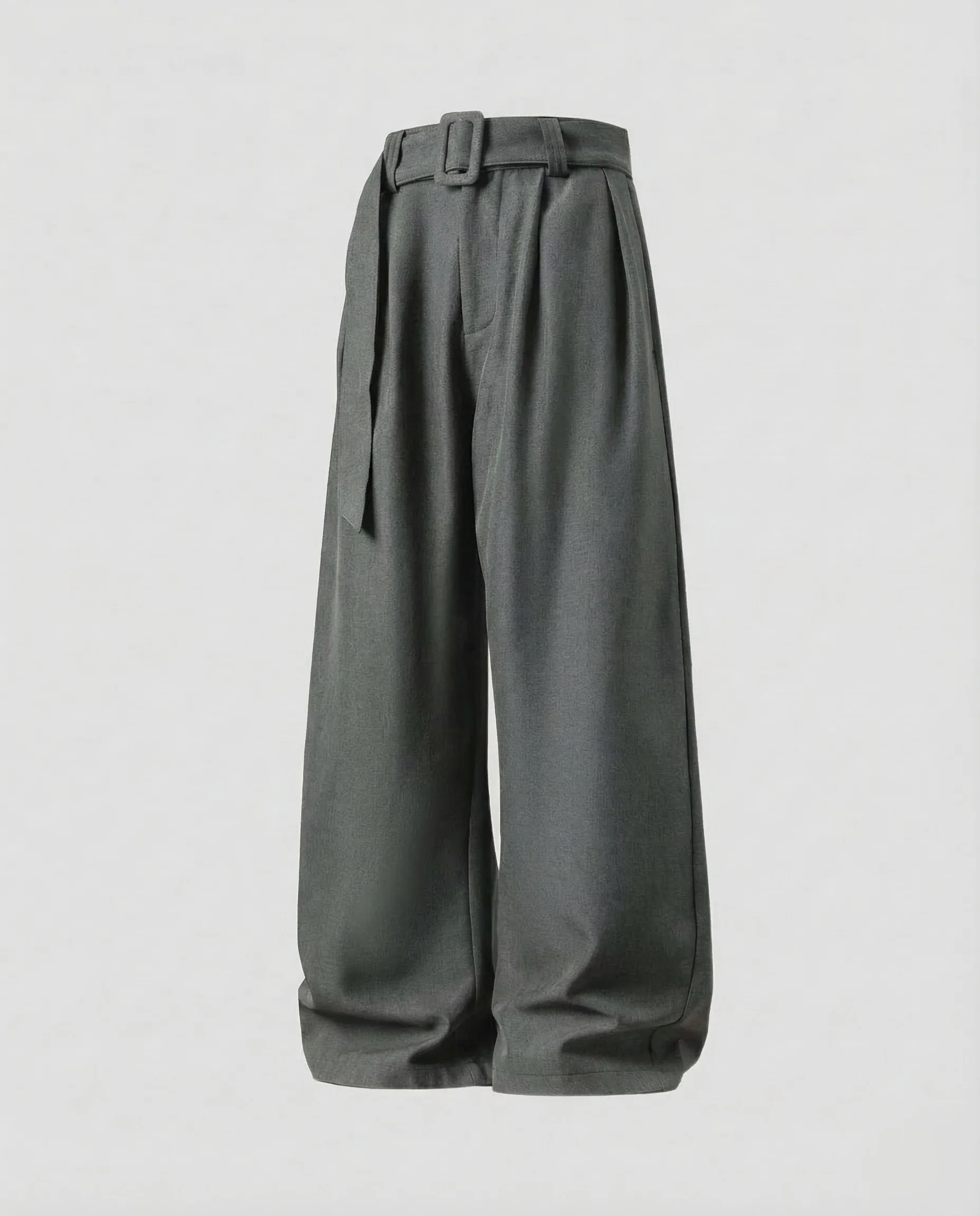 Damen Leinenhose High Waist Gürtel - Image 7