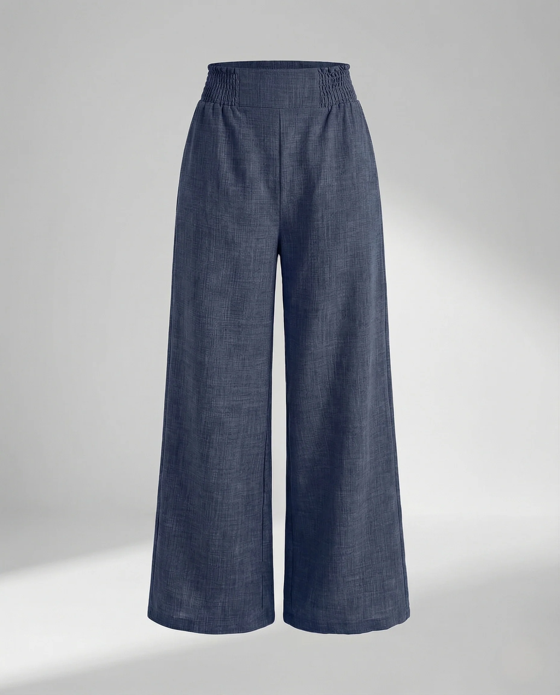 Damen Leinenhose High Waist Bügelfalte - Image 10