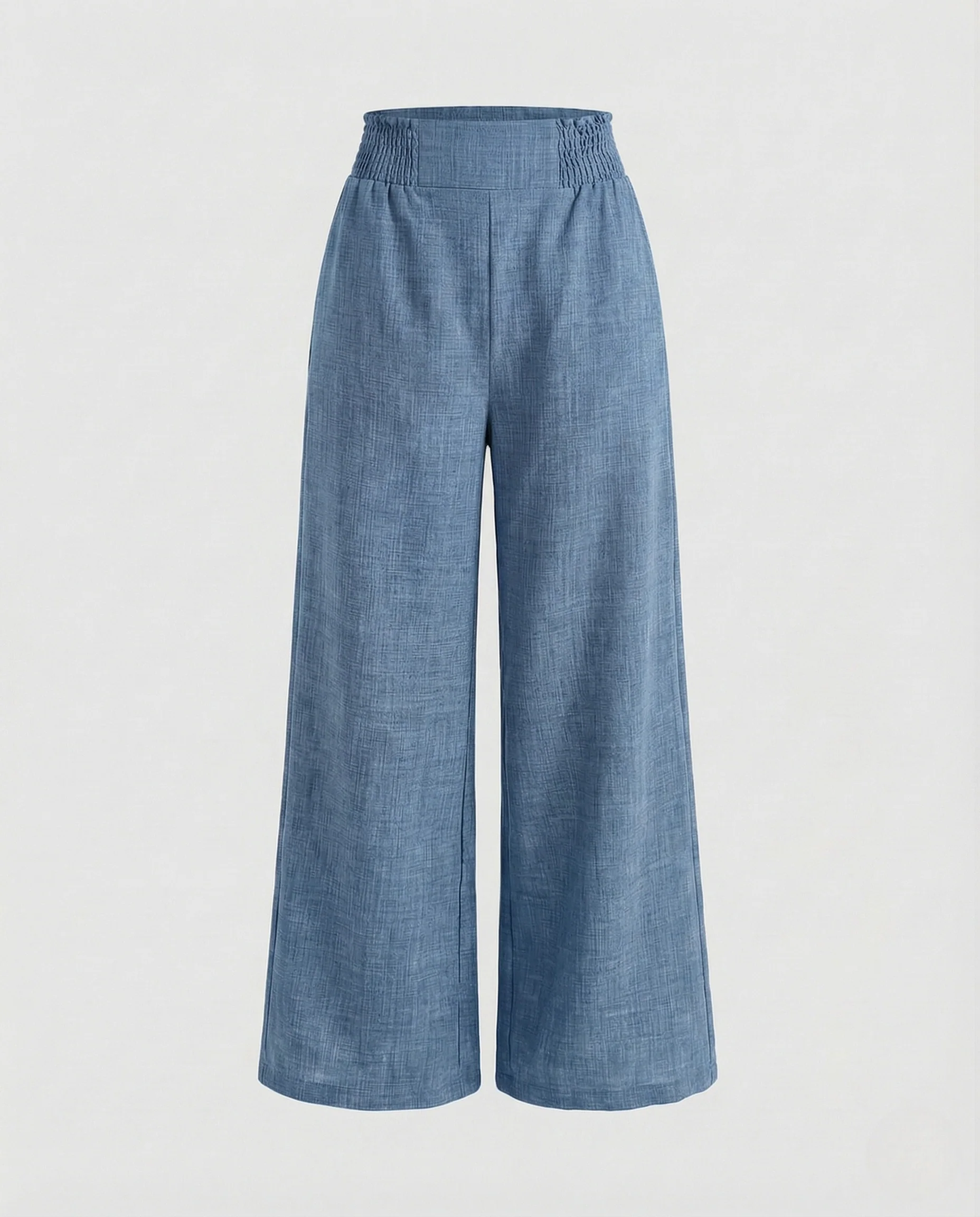 Damen Leinenhose High Waist Bügelfalte - Image 11