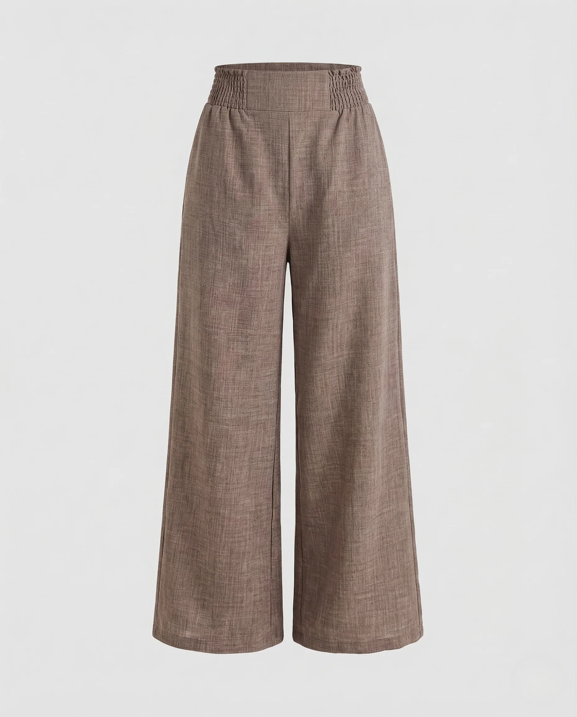 Damen Leinenhose High Waist Bügelfalte - Image 5