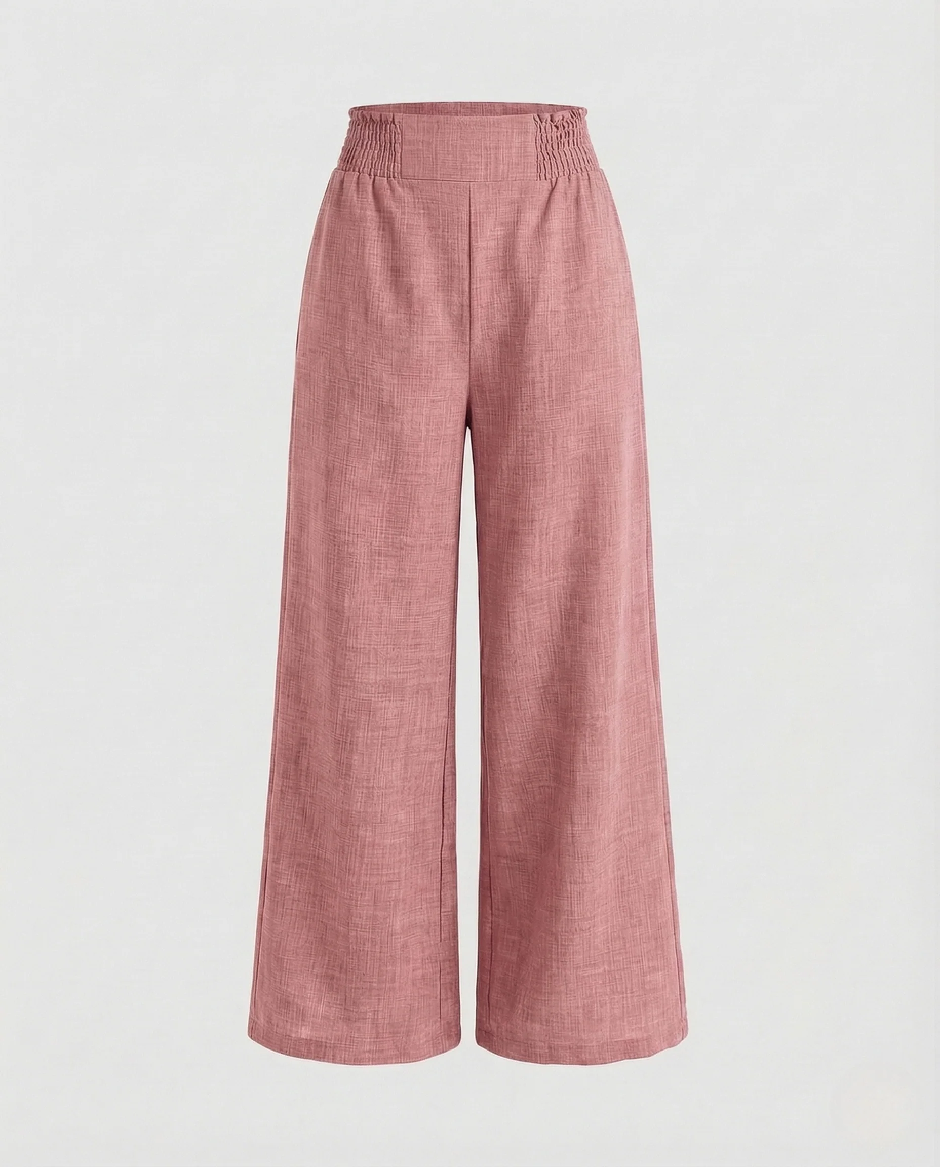 Damen Leinenhose High Waist Bügelfalte - Image 8