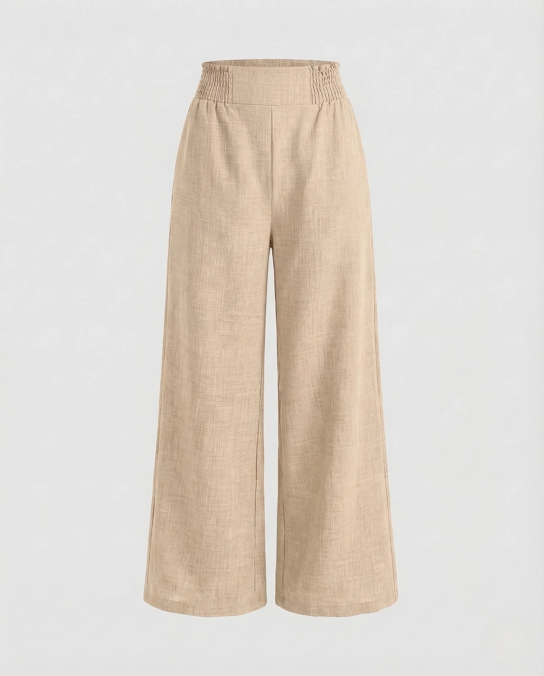 Damen Leinenhose High Waist Bügelfalte - Image 9
