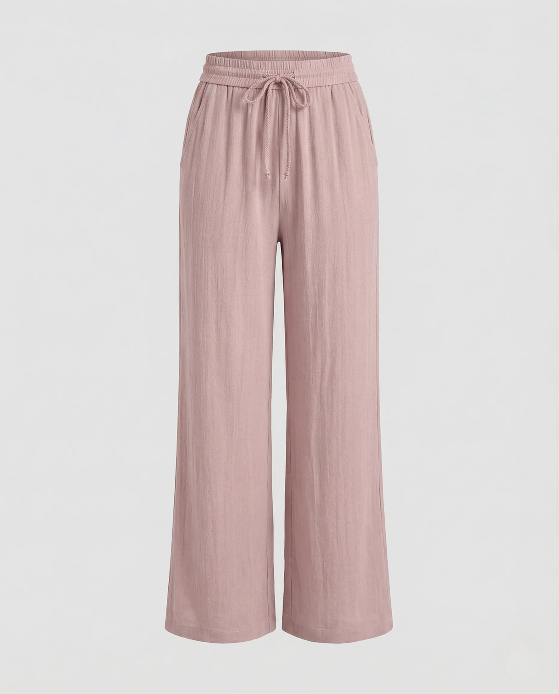 Freizeitkleidung Damen Leinenhose Weit - Image 4