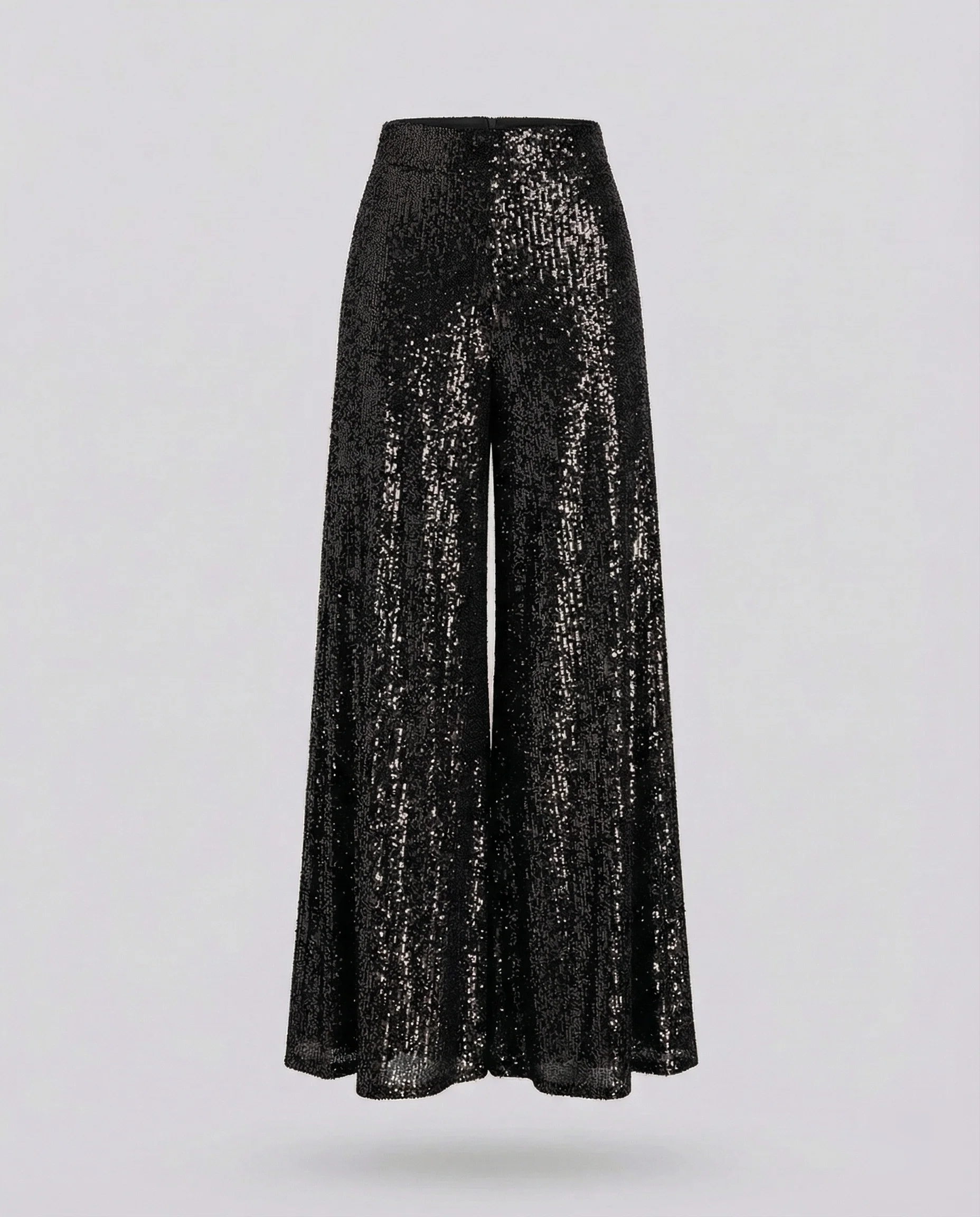 Damen Pailletten Palazzo Hose - Image 6